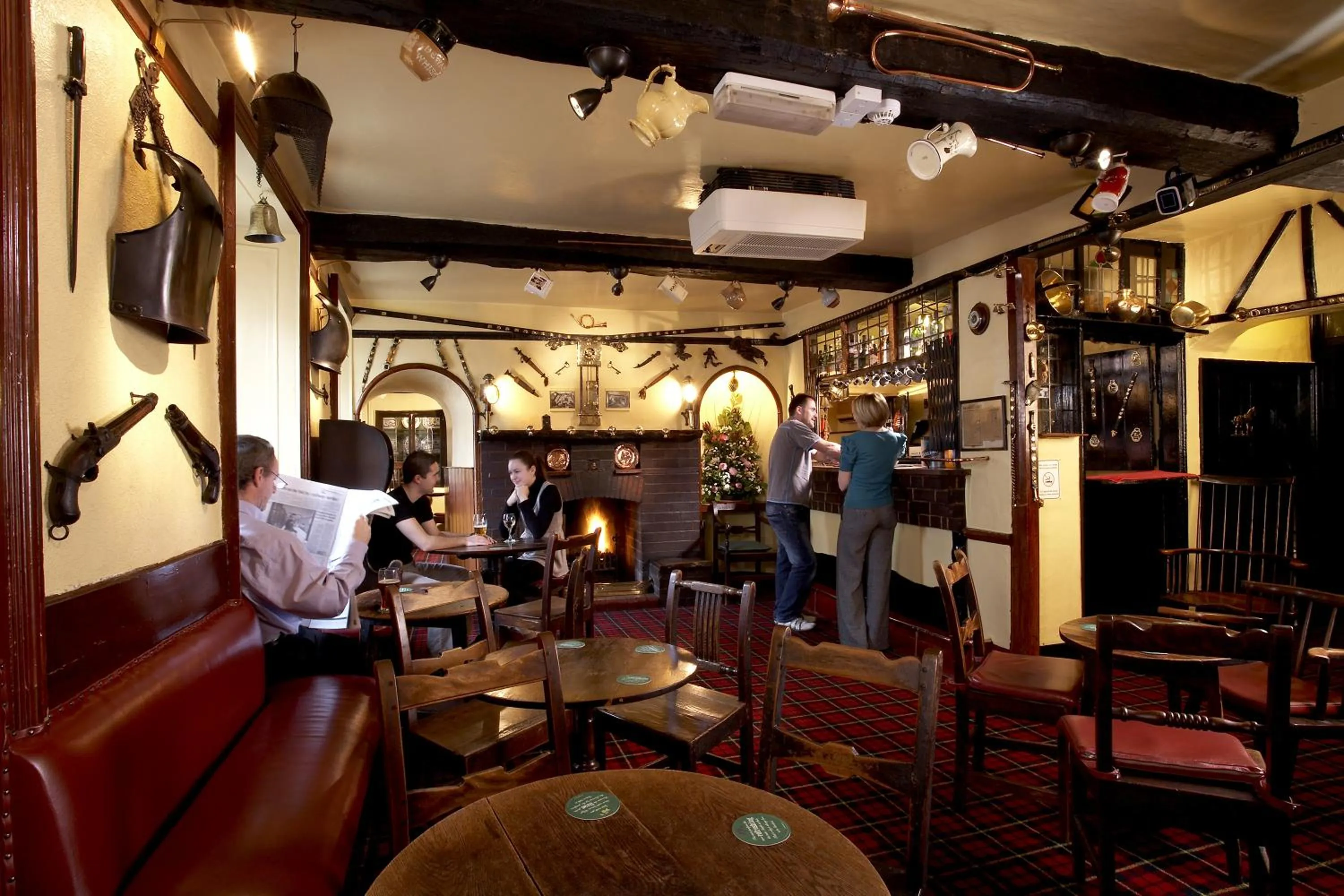 Lounge or bar in The Bull and Townhouse, Beaumaris- The Inn Collection Group