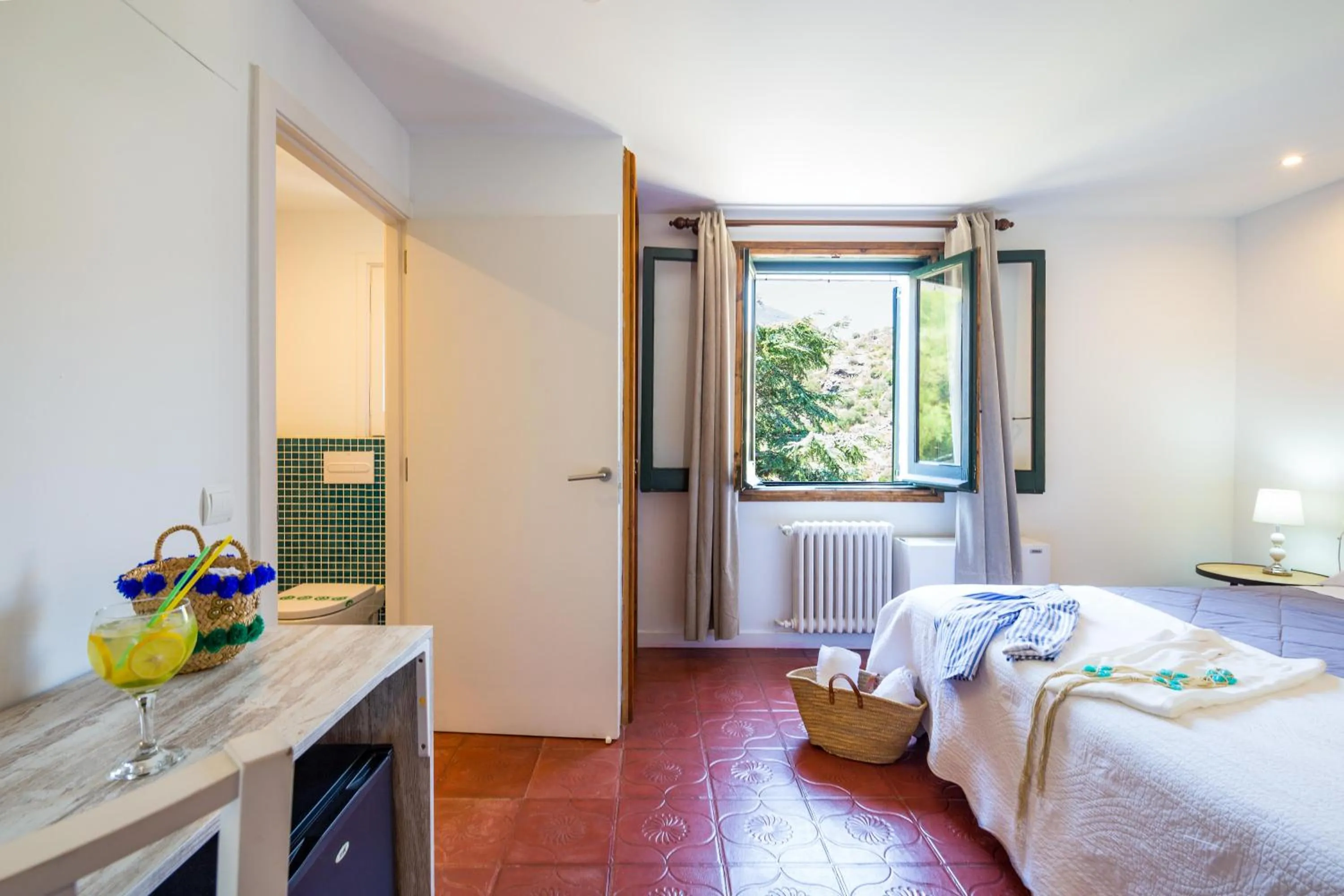 Bedroom, Bed in Hotel Rec de Palau