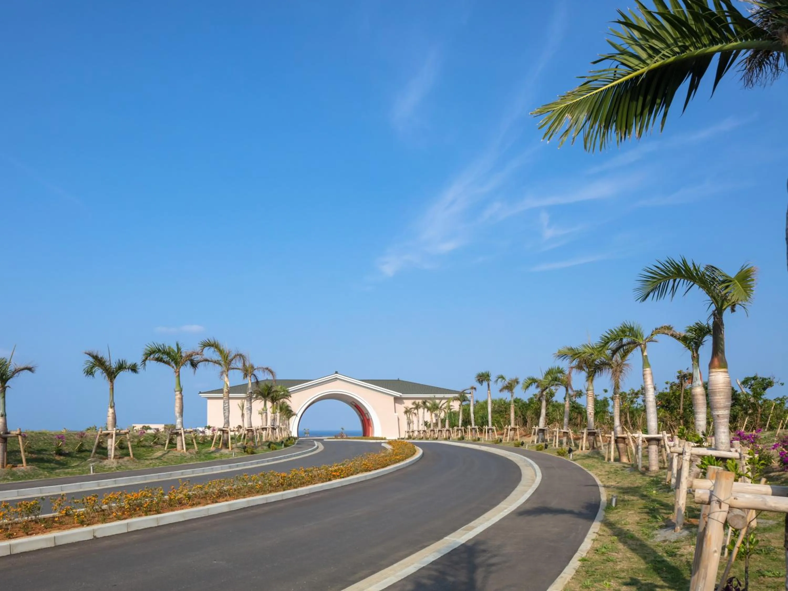 Facade/entrance in Miyakojima Kurima Resort Seawood Hotel