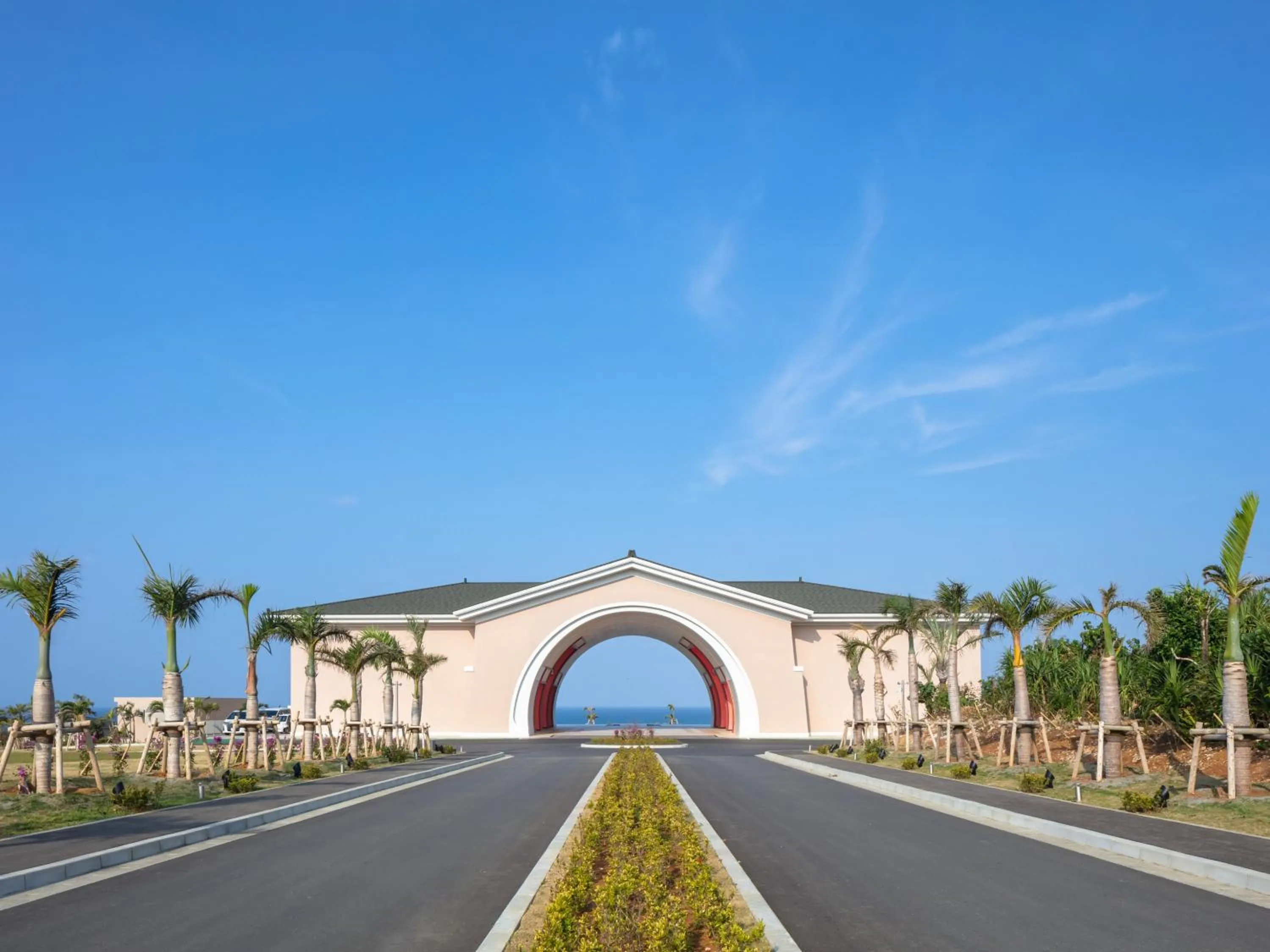 Facade/entrance in Miyakojima Kurima Resort Seawood Hotel