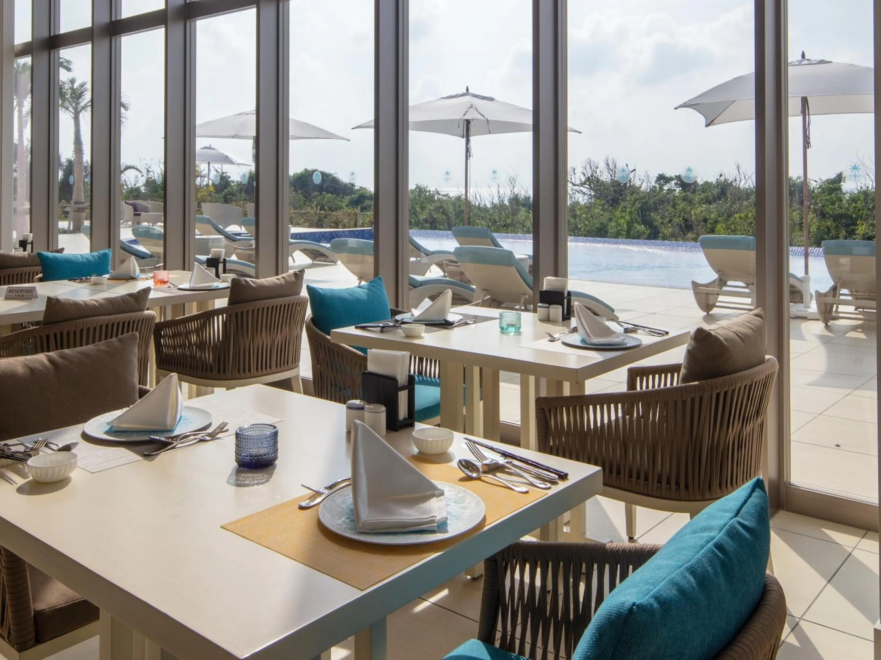 Restaurant/places to eat in Miyakojima Kurima Resort Seawood Hotel