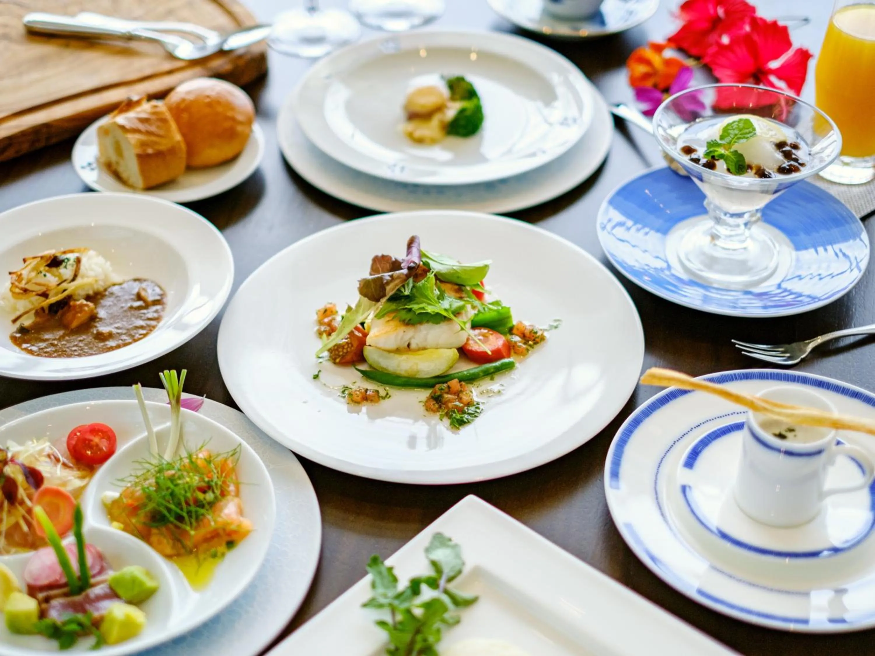 Restaurant/places to eat in Miyakojima Kurima Resort Seawood Hotel