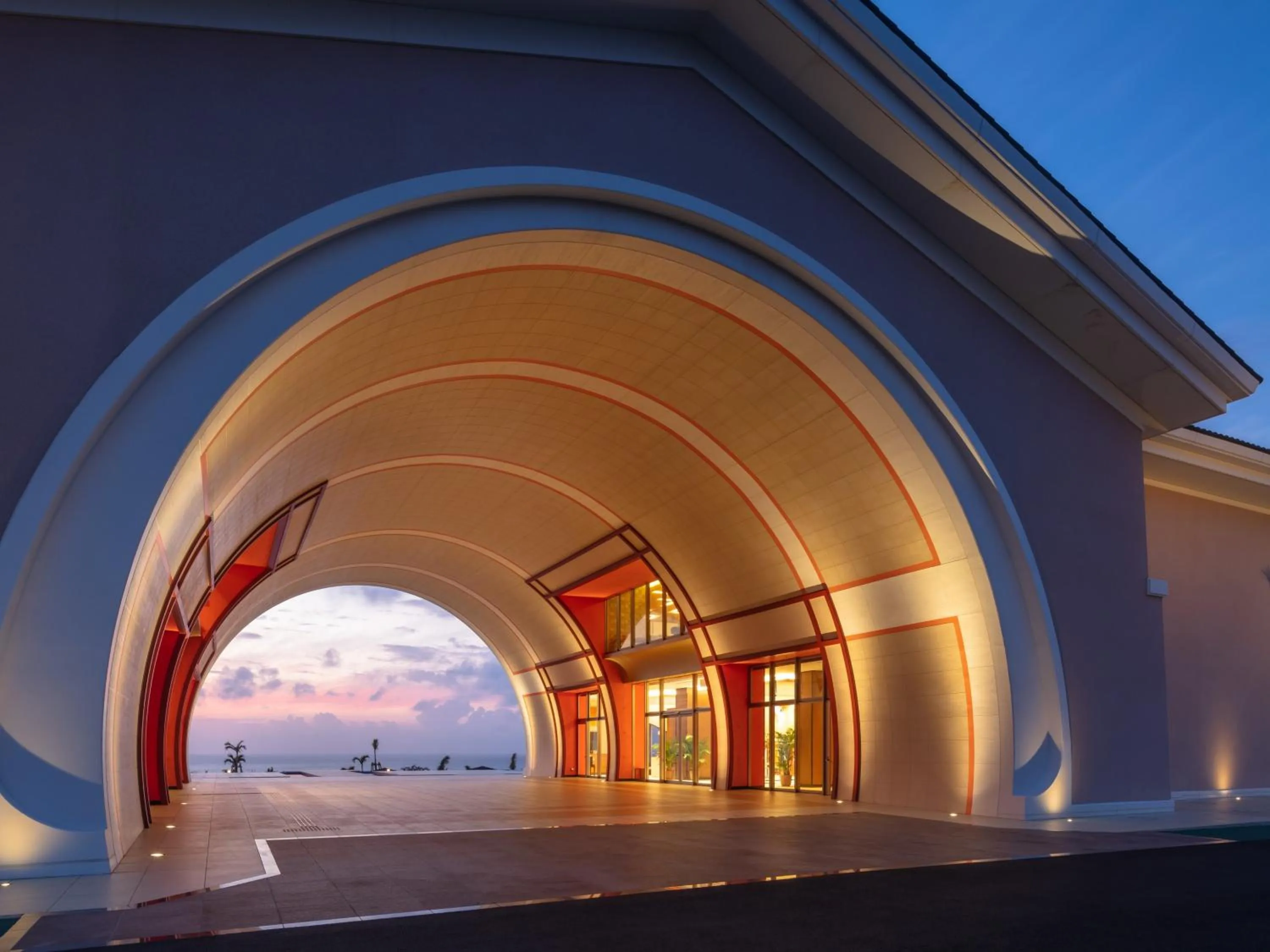 Facade/entrance in Miyakojima Kurima Resort Seawood Hotel