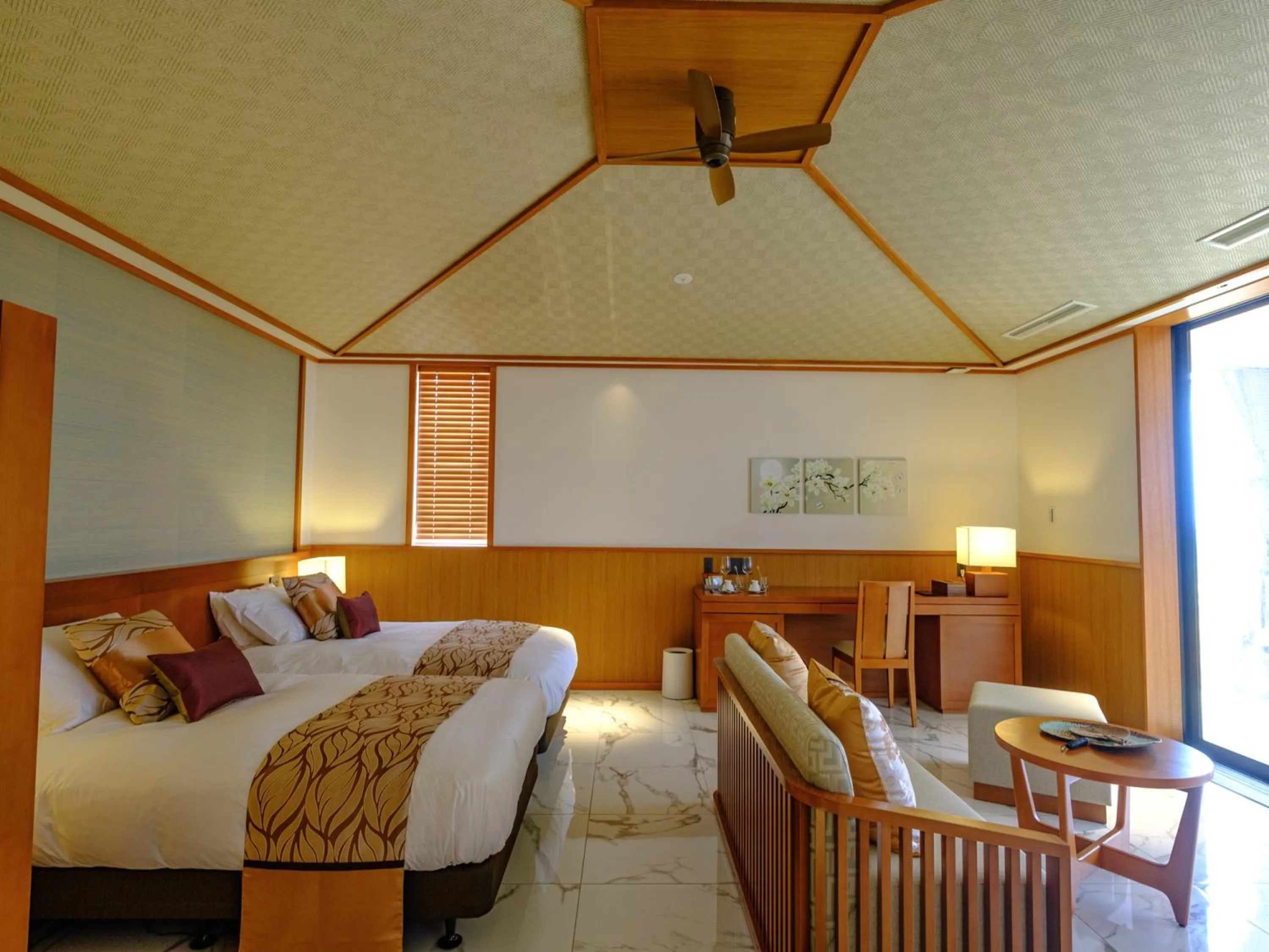 Photo of the whole room, Bed in Miyakojima Kurima Resort Seawood Hotel