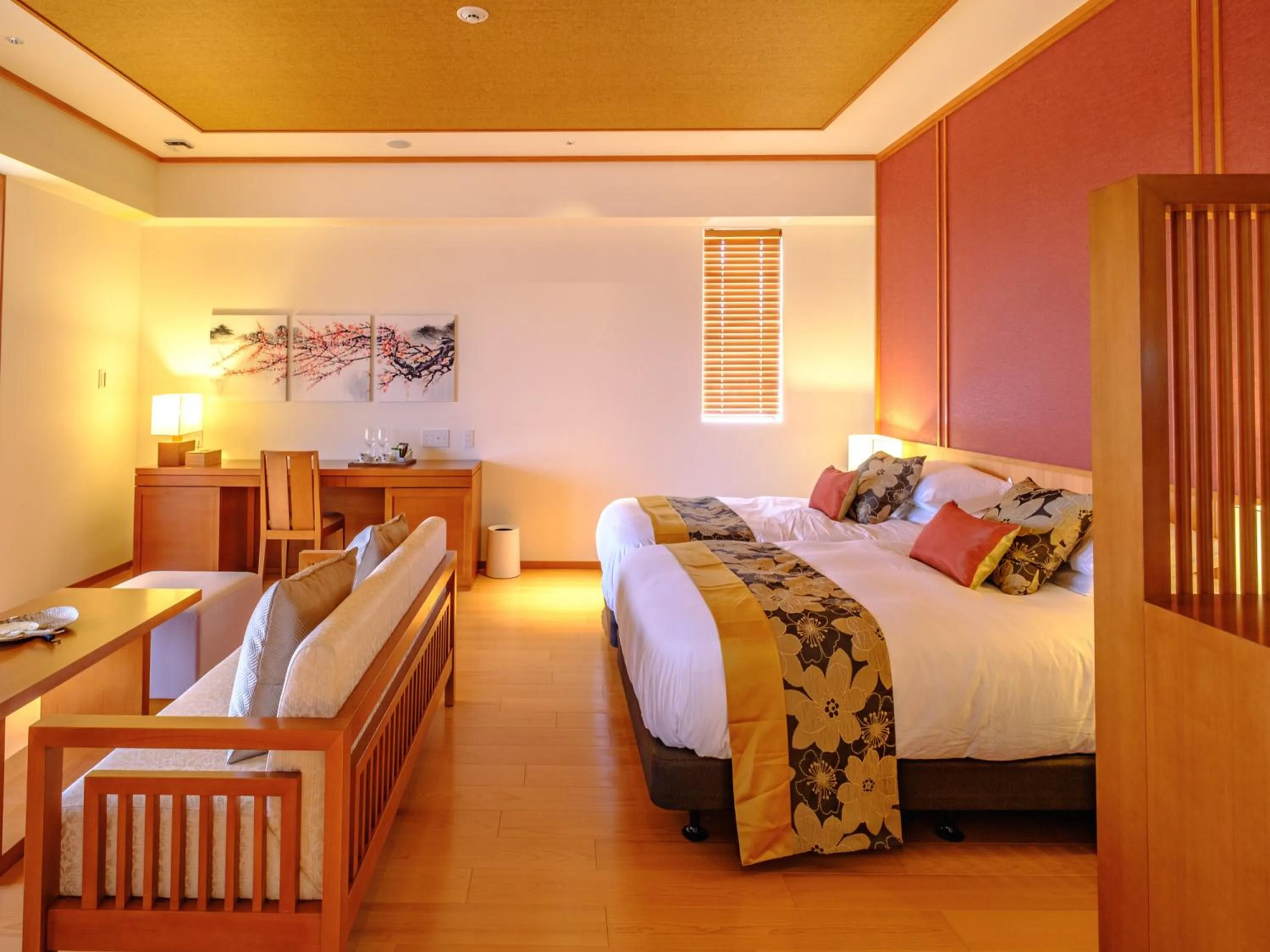 Photo of the whole room, Bed in Miyakojima Kurima Resort Seawood Hotel