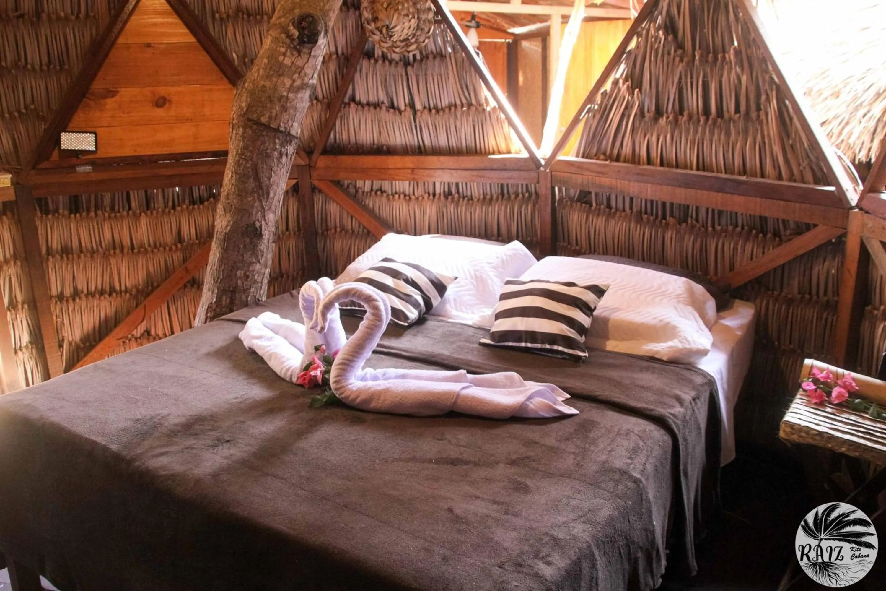 Bed in Raiz Kite Cabana