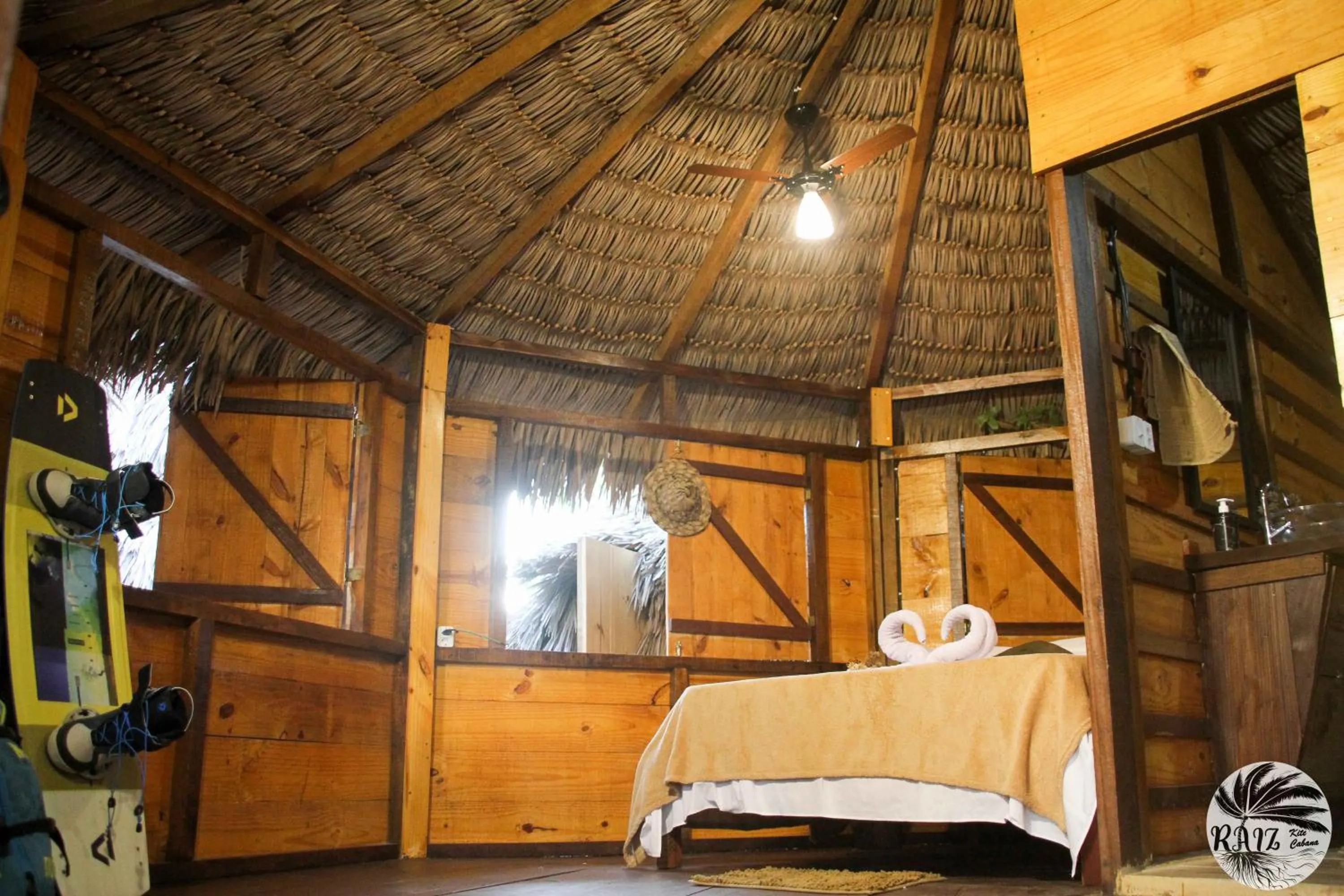 Bed in Raiz Kite Cabana