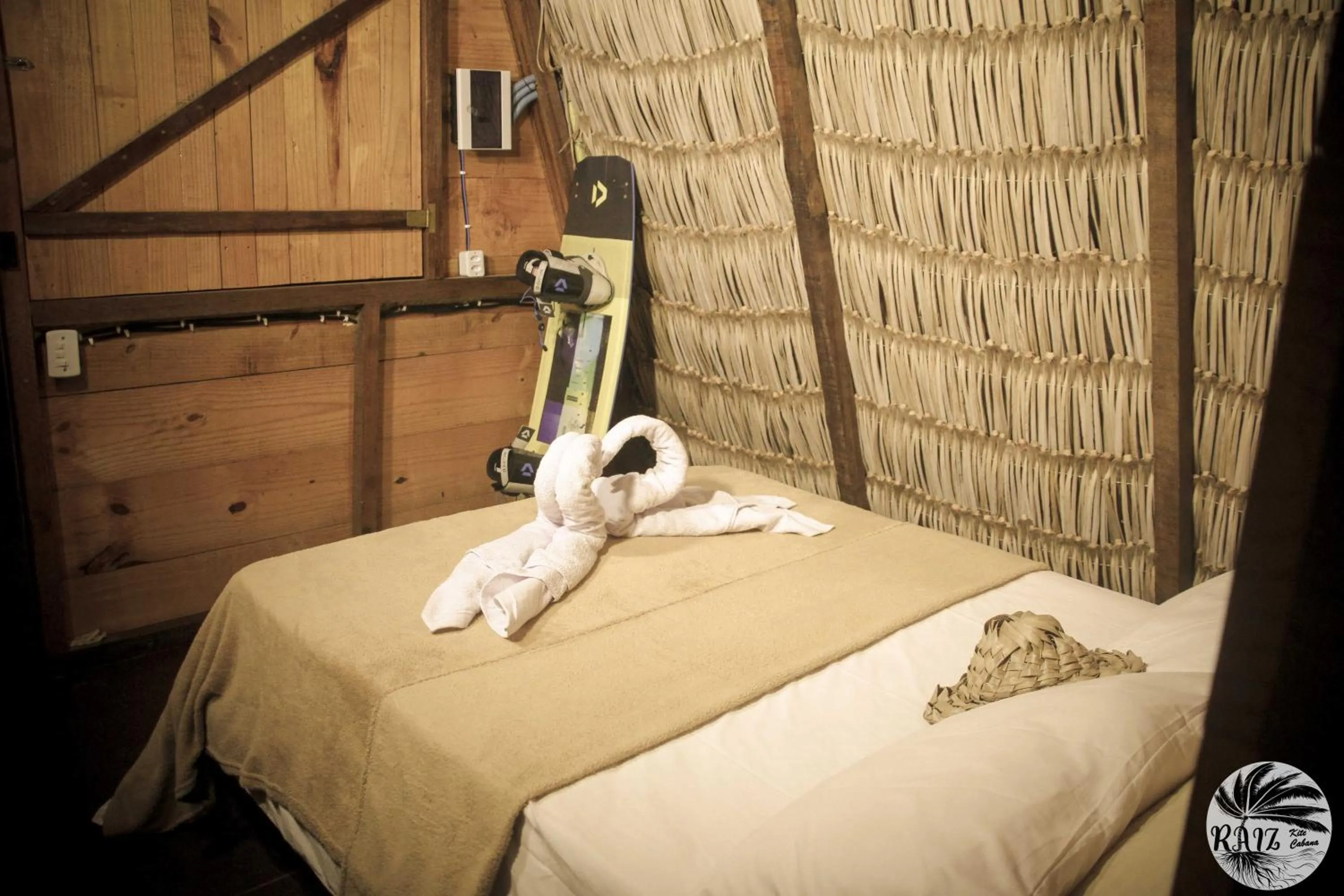 Bed in Raiz Kite Cabana