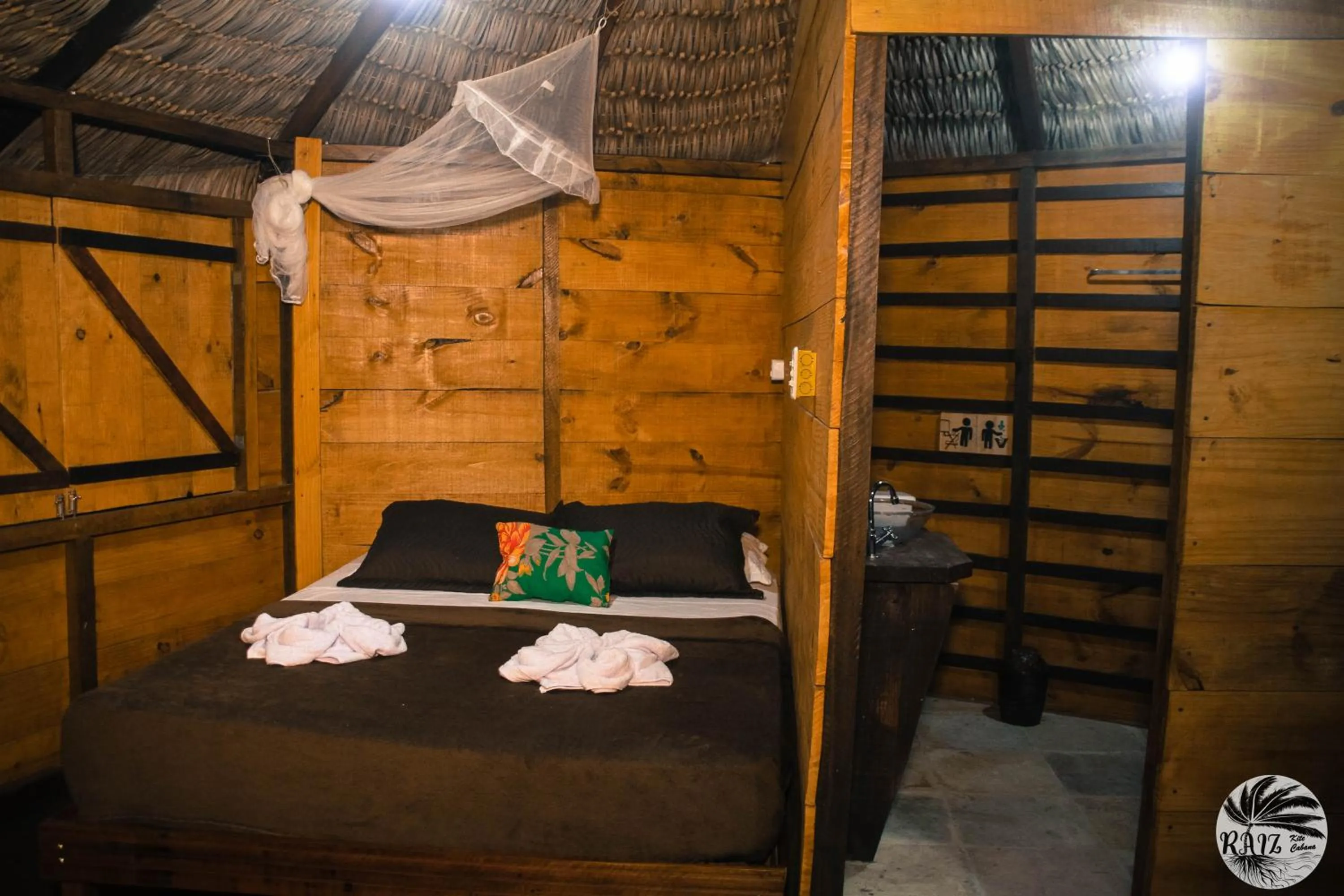 Bed in Raiz Kite Cabana