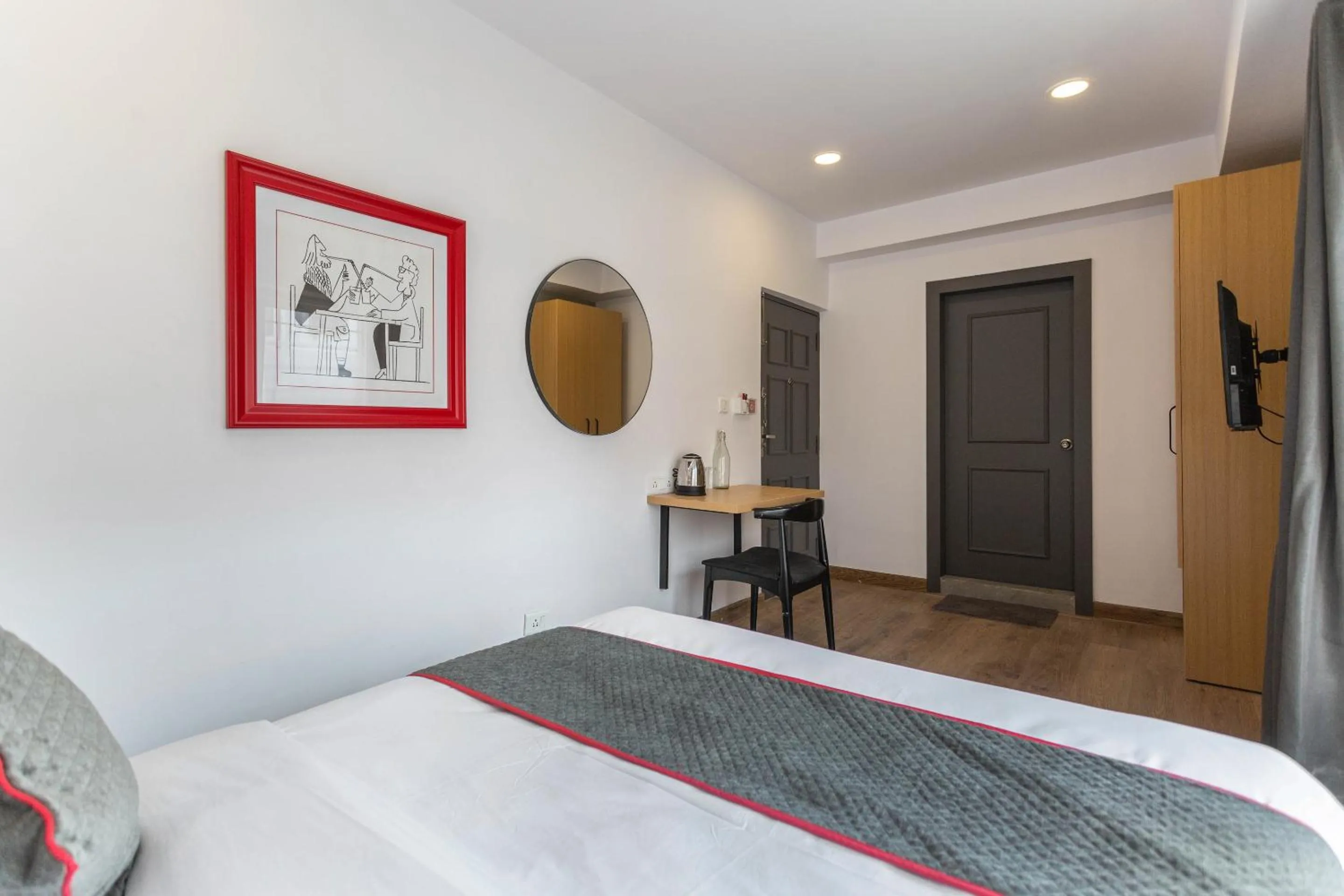 Bedroom, Bed in Super Townhouse Habitat New Town Rooms & Party Spaces