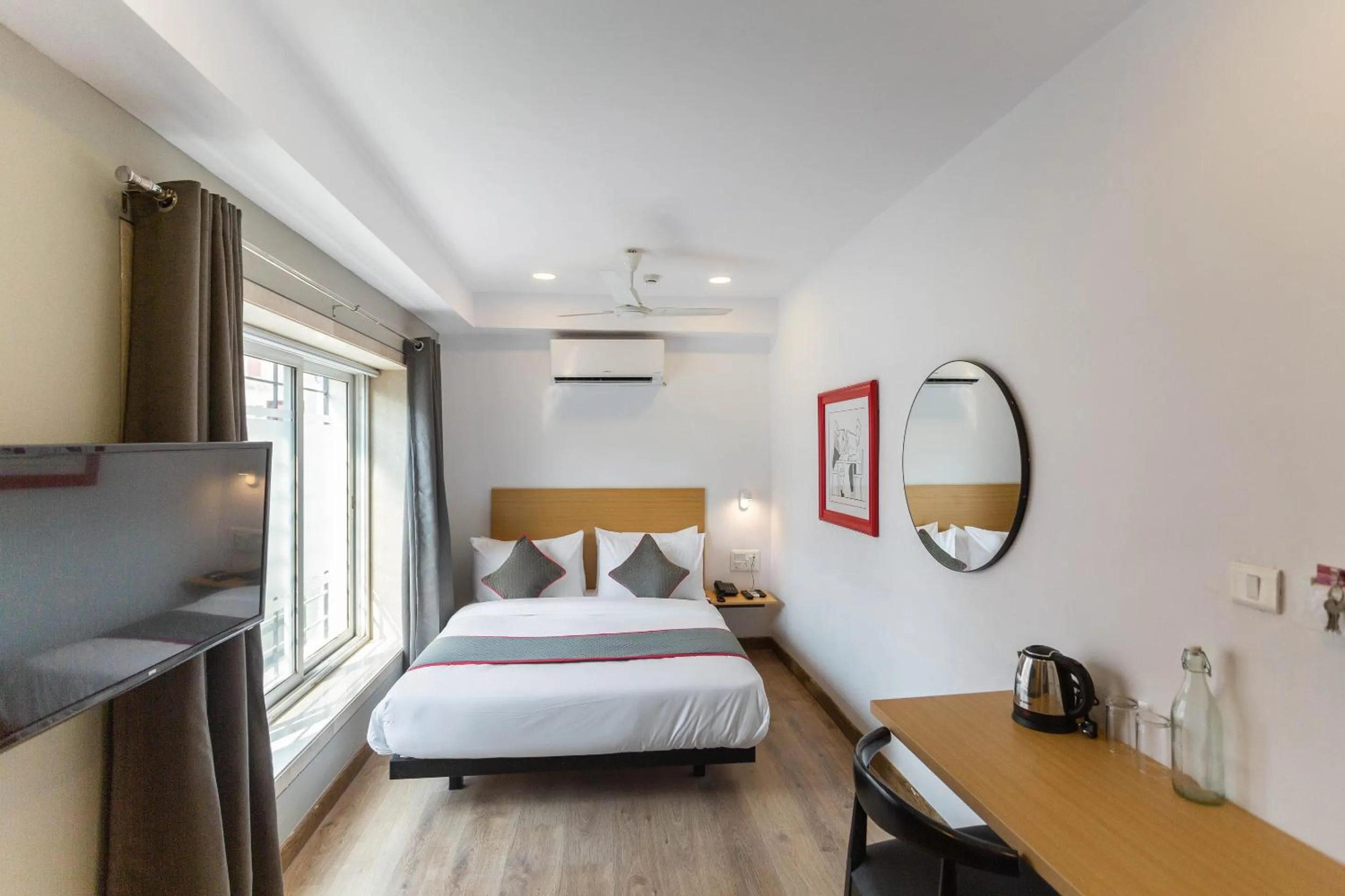 Bedroom, Bed in Super Townhouse Habitat New Town Rooms & Party Spaces