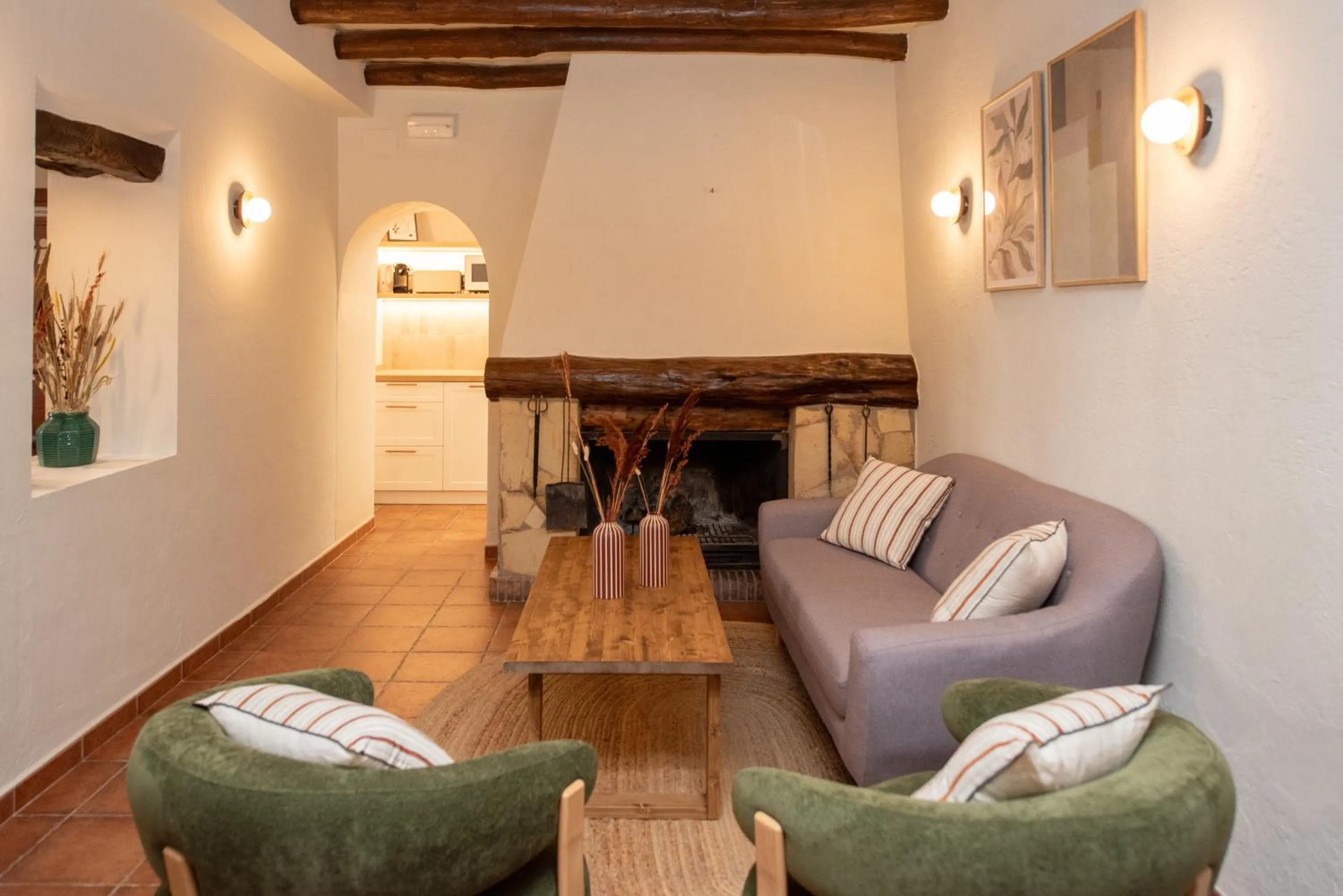 Seating area in Hotel Caseta Nova