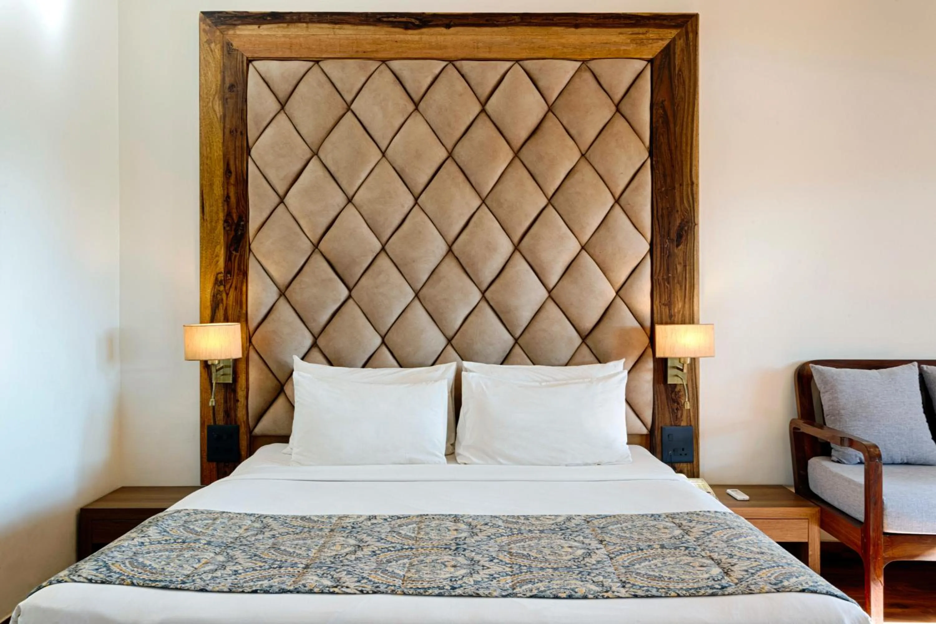 Bed in Riva Beach Resort