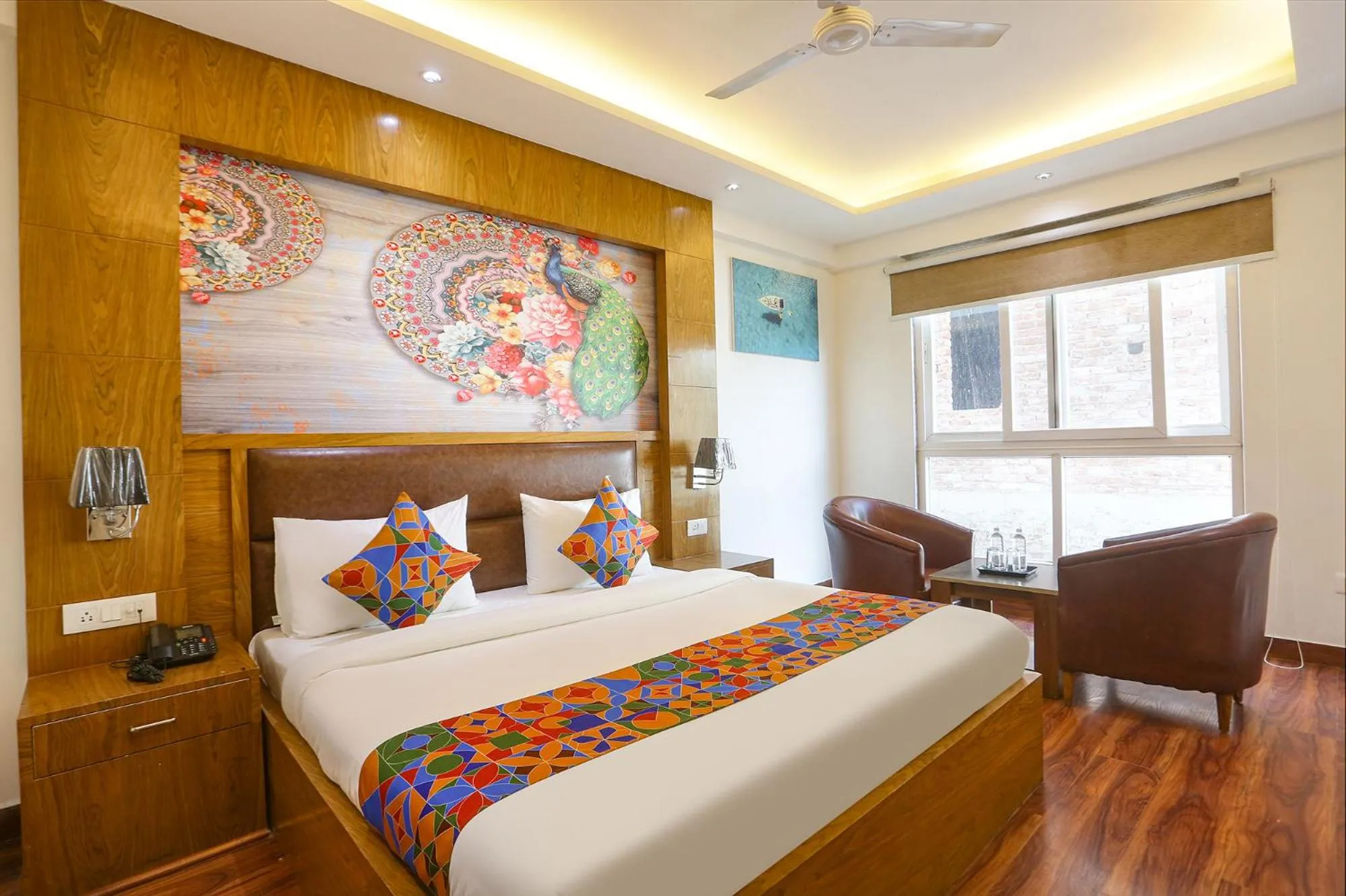 Bed in FabHotel Prime Star 17 - Nr Yashobhoomi Convention Centre