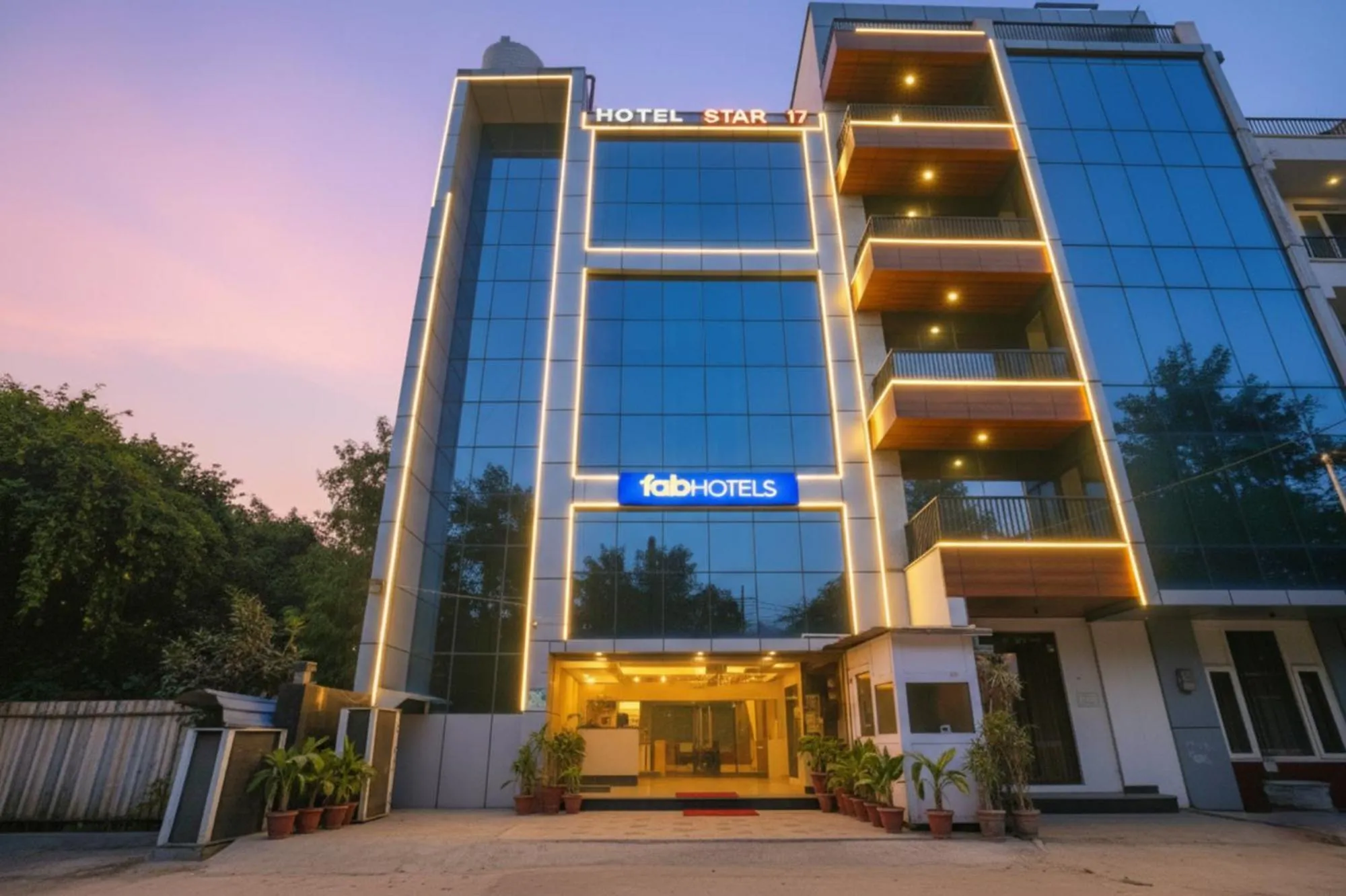 Property building in FabHotel Prime Star 17 - Nr Yashobhoomi Convention Centre