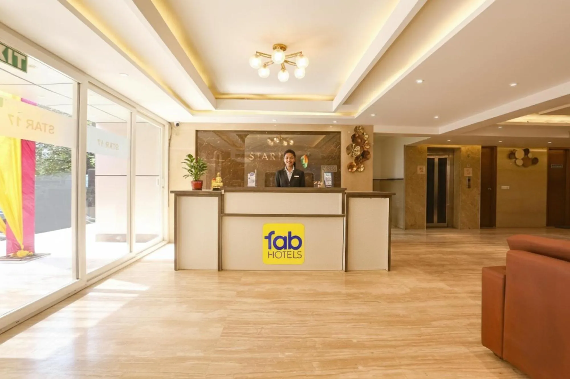 Lobby or reception in FabHotel Prime Star 17 - Nr Yashobhoomi Convention Centre