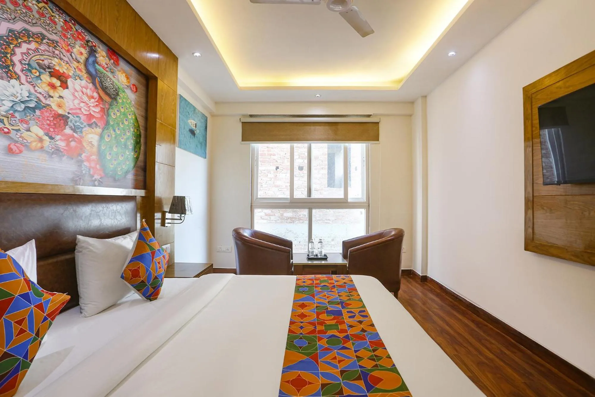 Bed in FabHotel Prime Star 17 - Nr Yashobhoomi Convention Centre