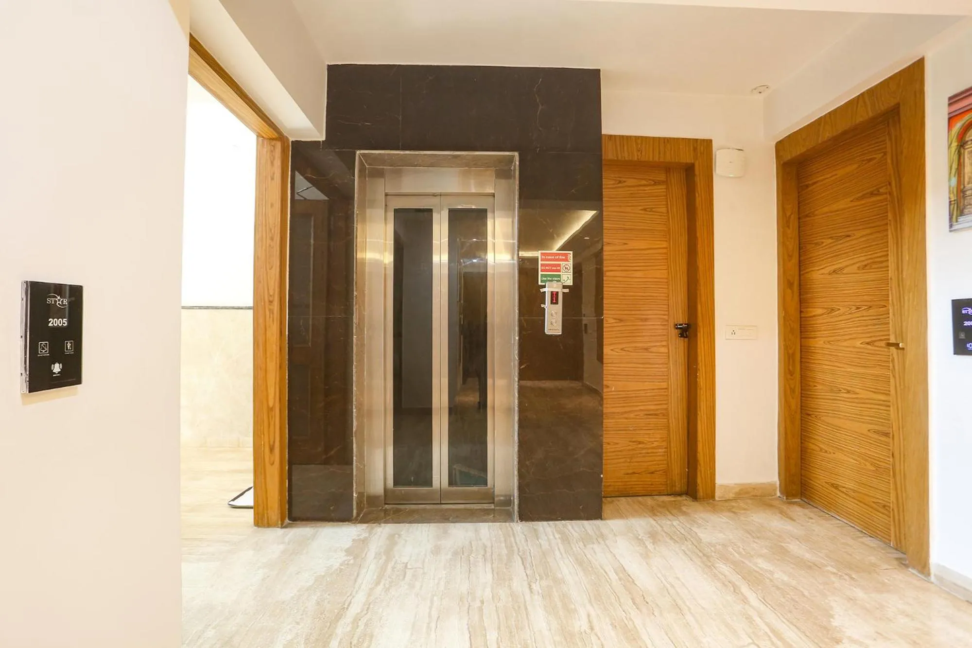 elevator in FabHotel Prime Star 17 - Nr Yashobhoomi Convention Centre