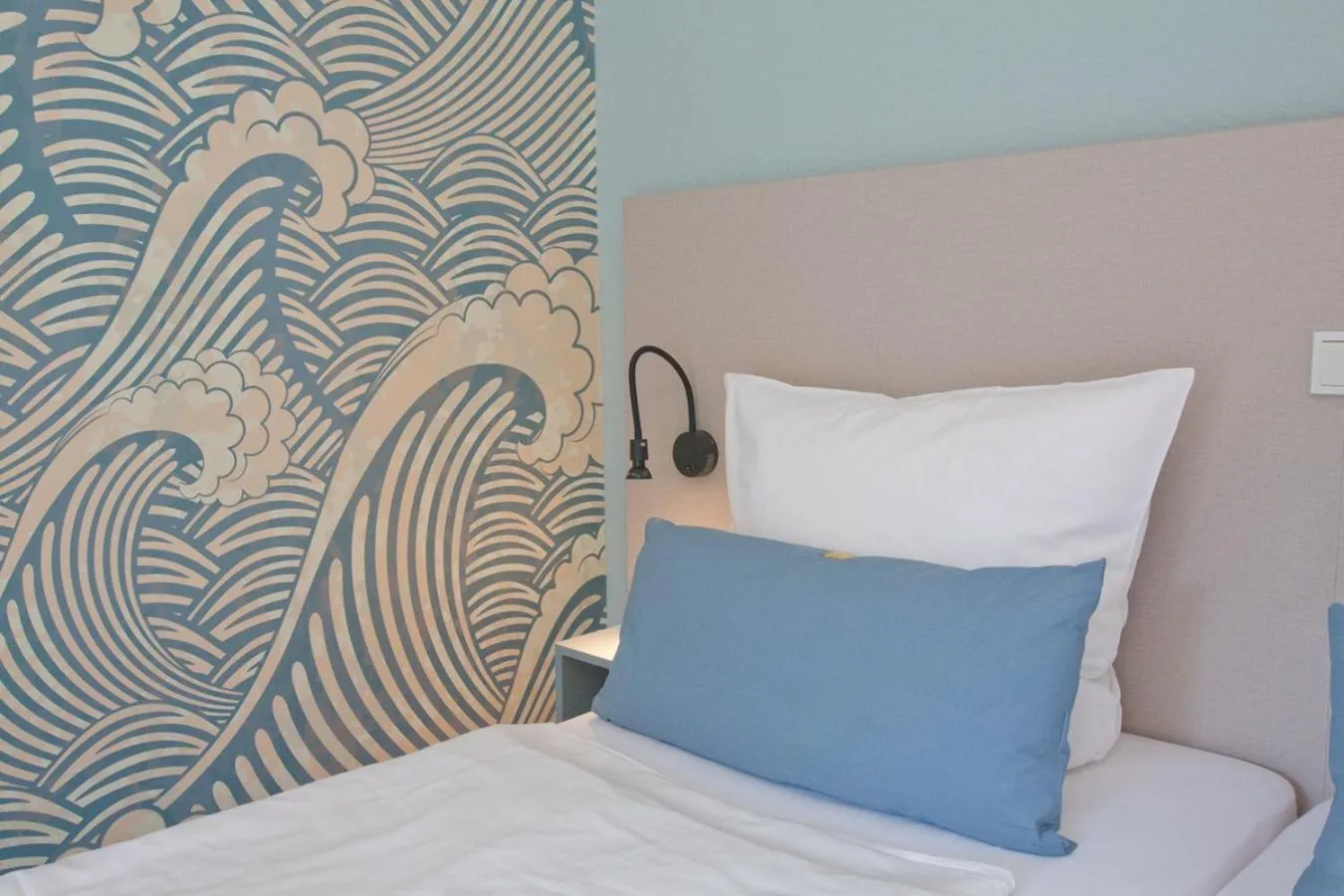 Bed in Hotel Garni Goldener Anker