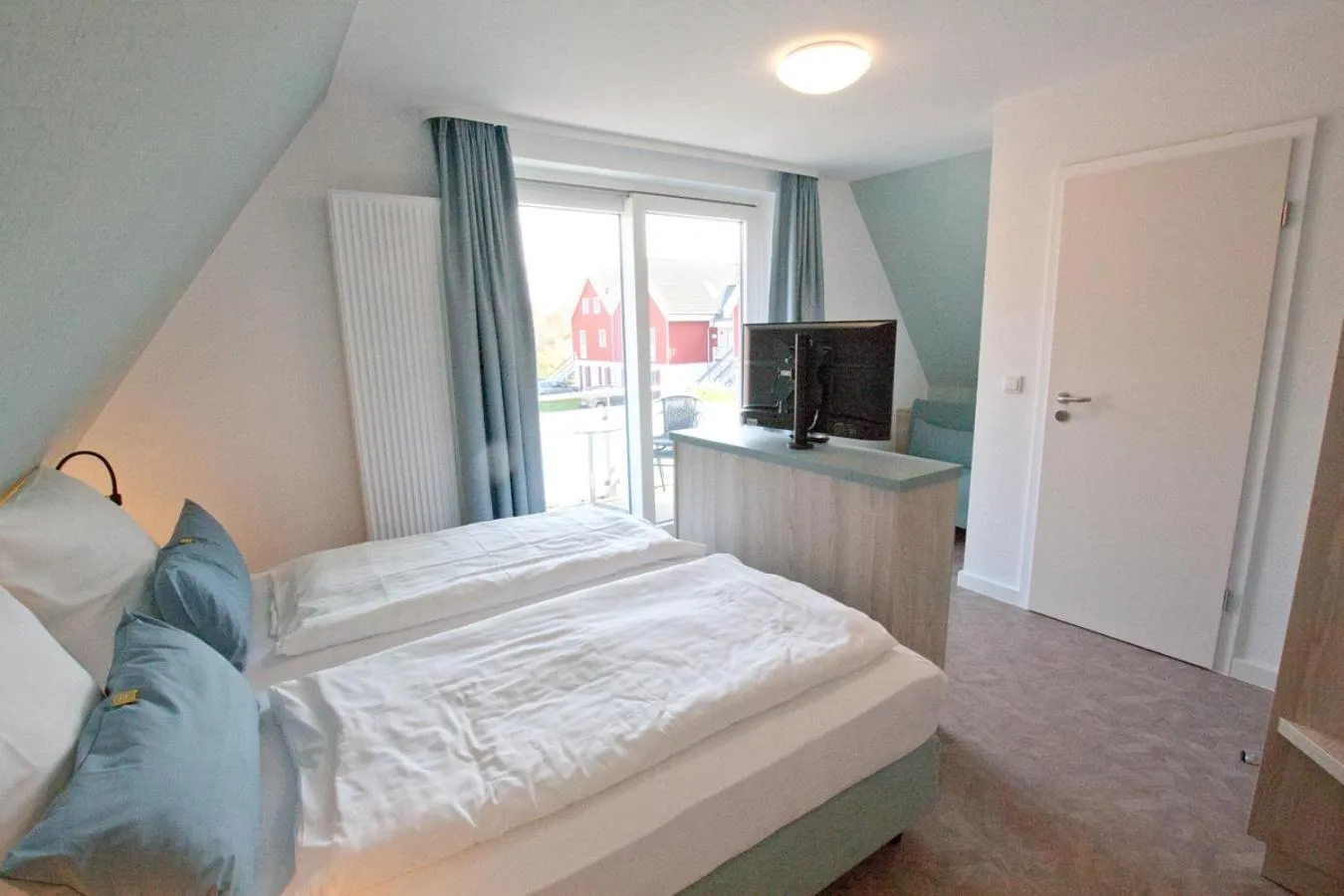 Bed in Hotel Garni Goldener Anker