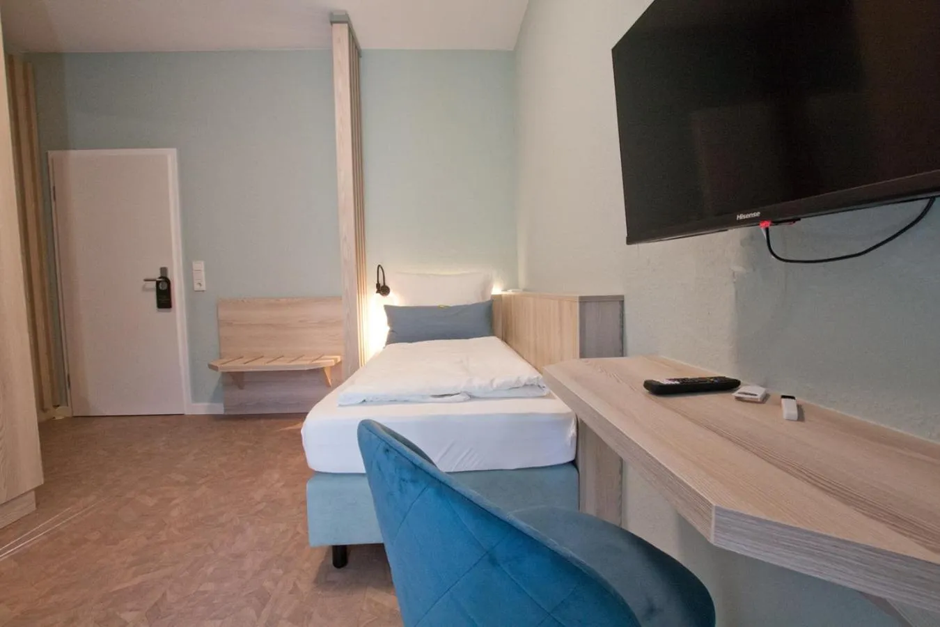 Bed in Hotel Garni Goldener Anker