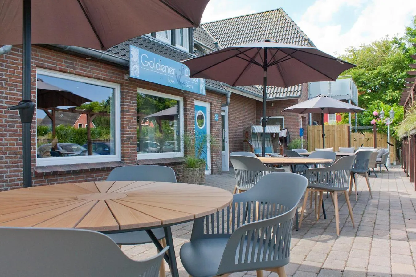 Balcony/Terrace in Hotel Garni Goldener Anker