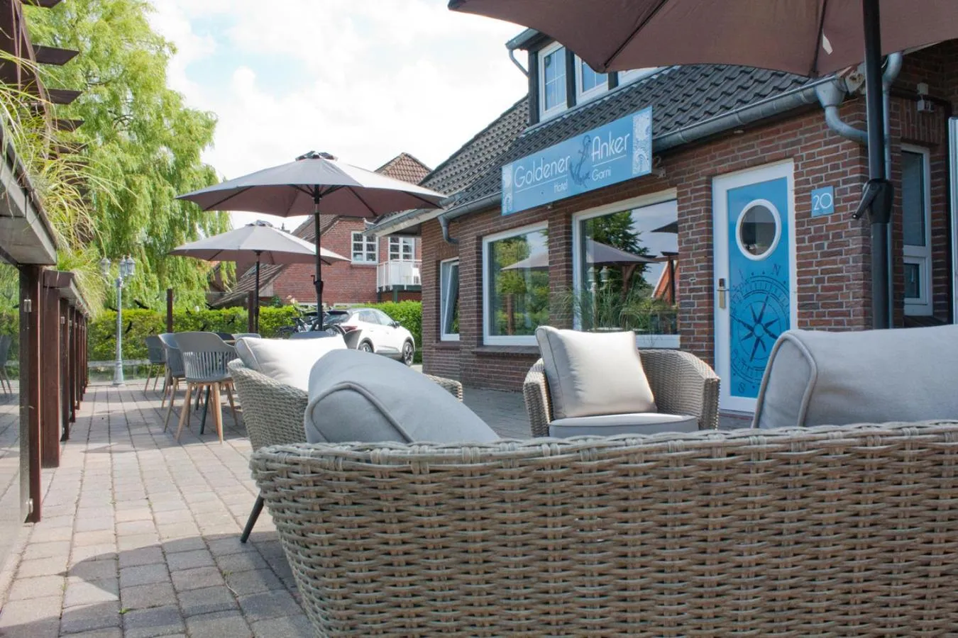 Balcony/Terrace in Hotel Garni Goldener Anker