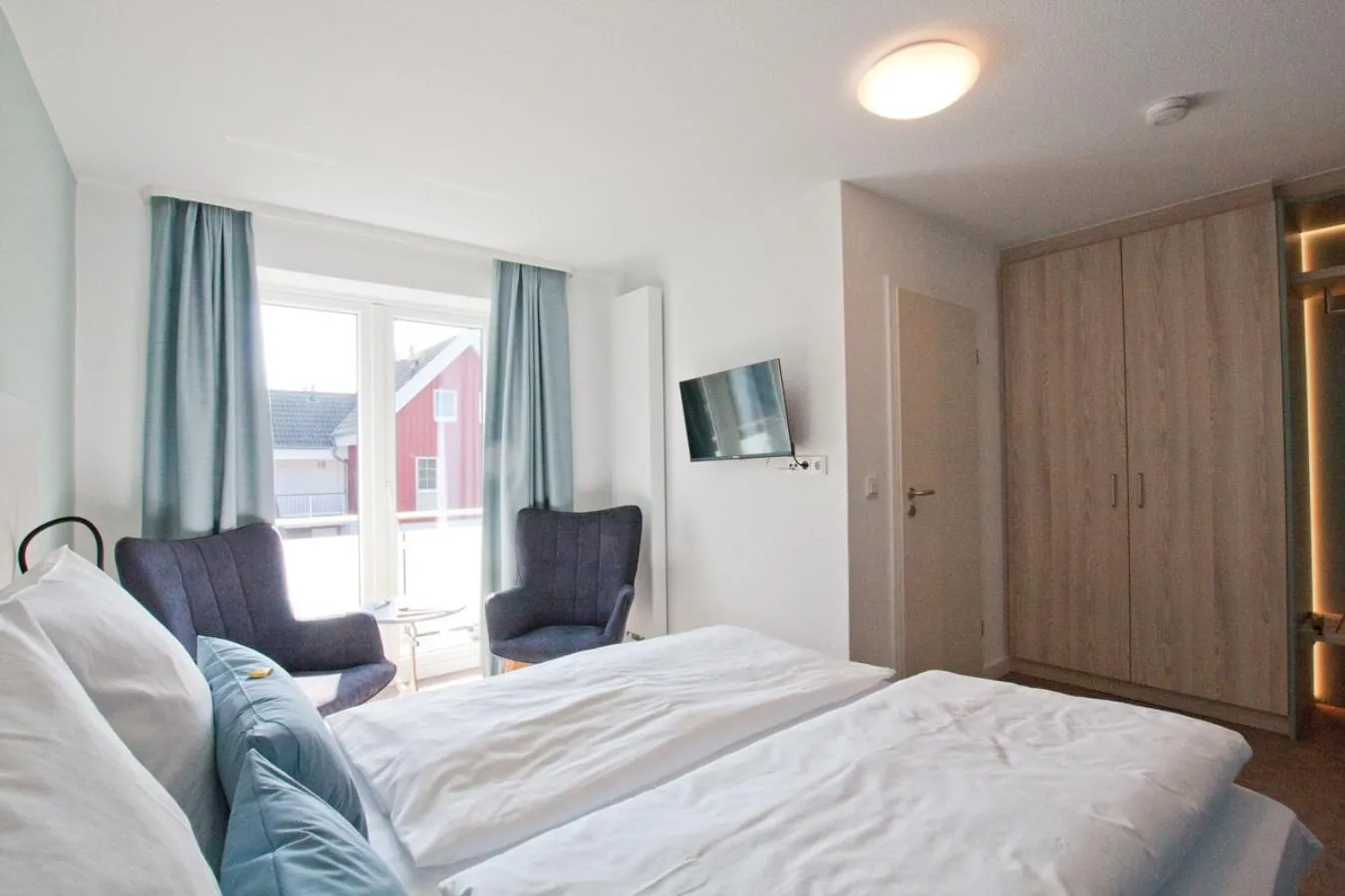 Bed in Hotel Garni Goldener Anker