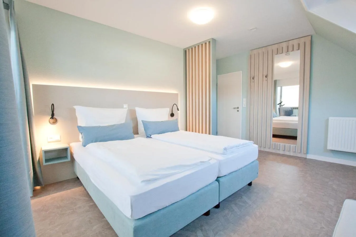 Bed in Hotel Garni Goldener Anker