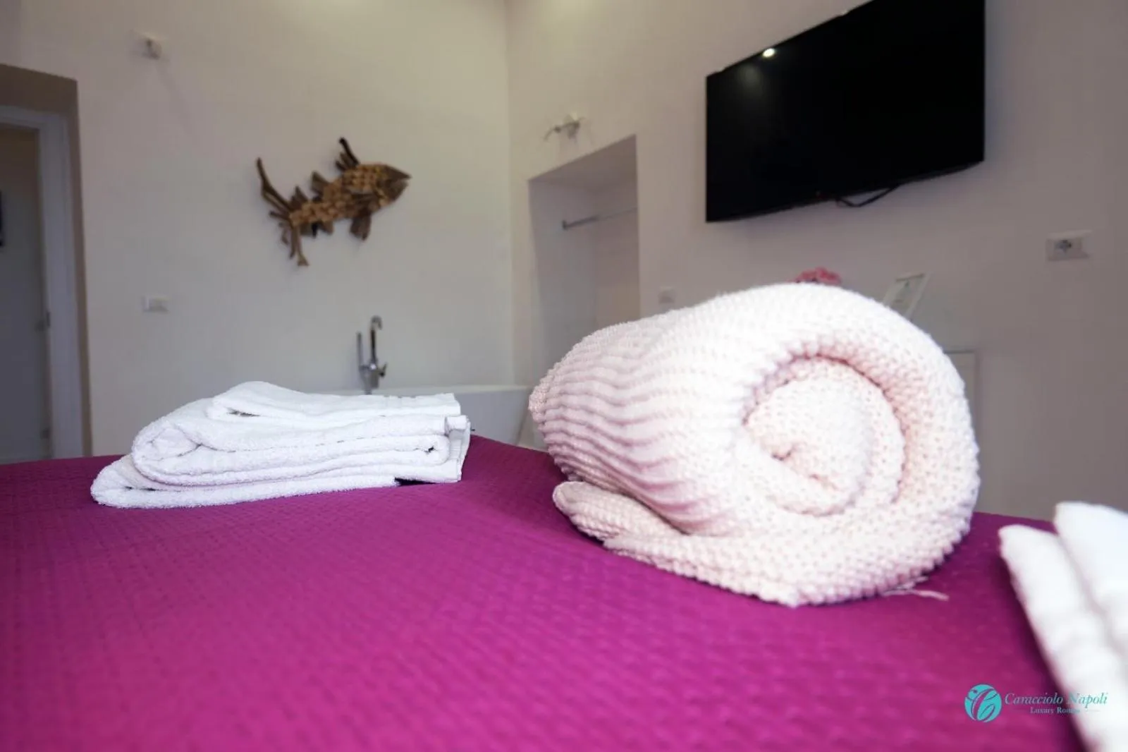 towels in Caracciolo Napoli BeB