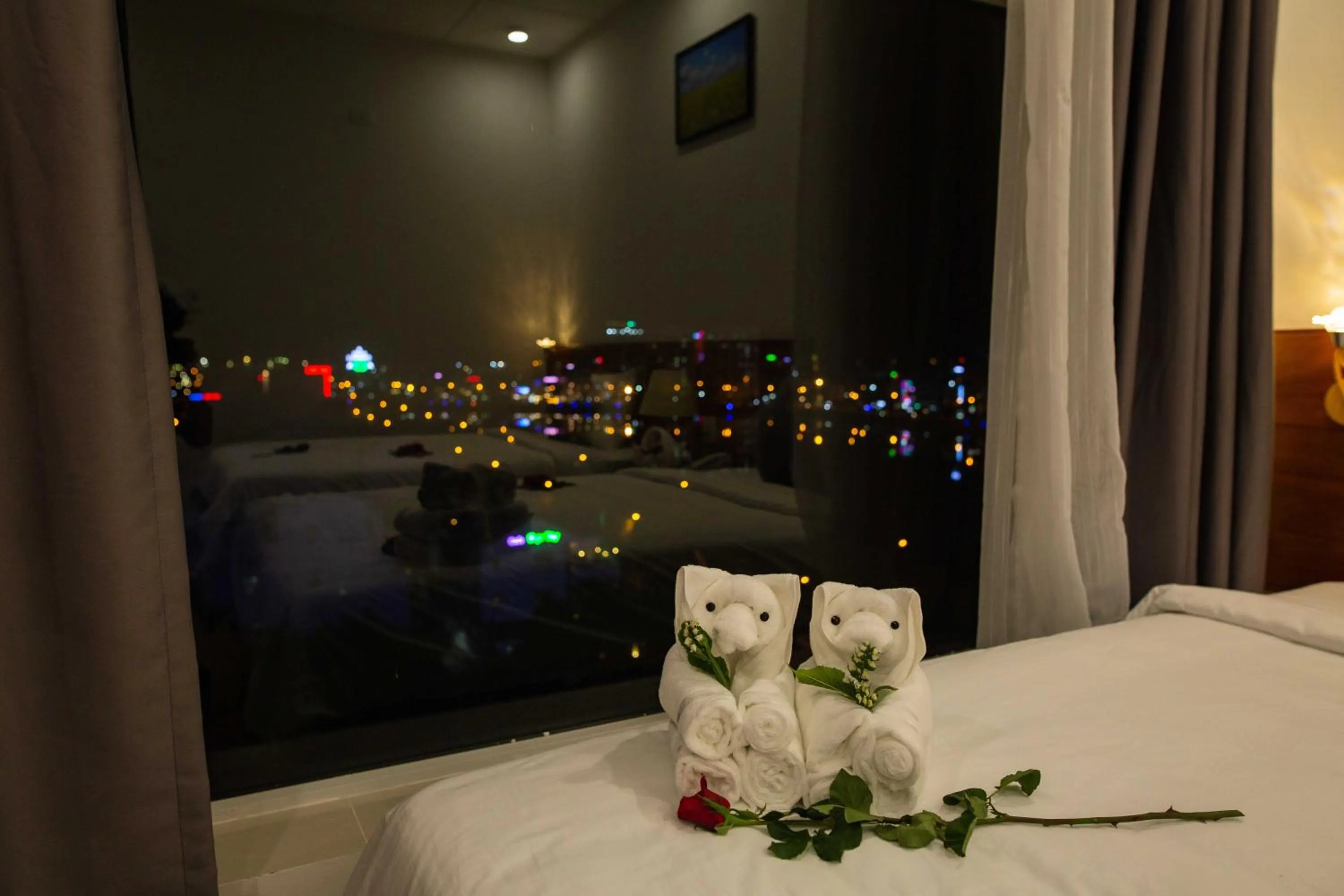 Decorative detail, Bed in Thanh Van Hotel Quy Nhon