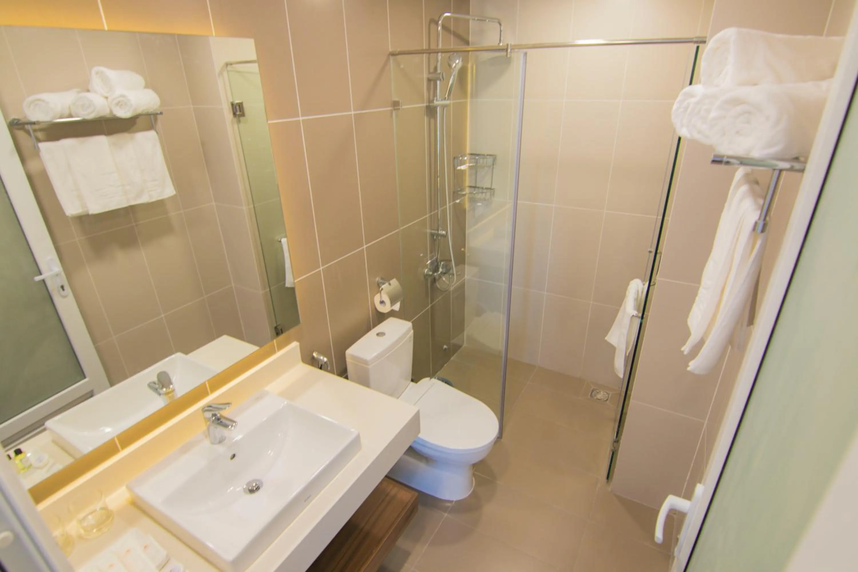 Shower in Mermaid Seaside Hotel