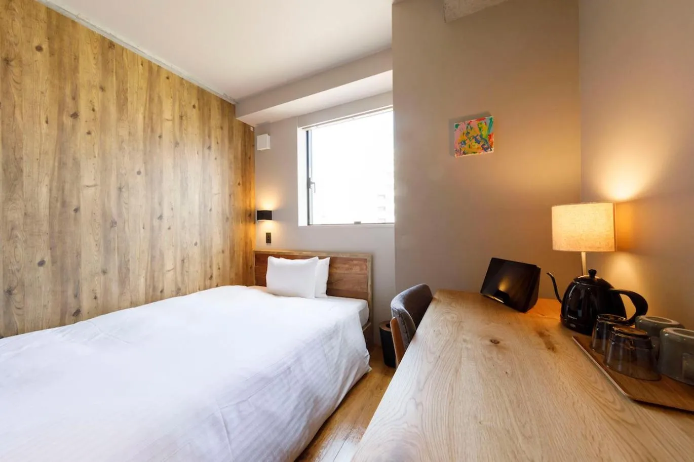 Bed in Hotel Mei Fukuoka Tenjin