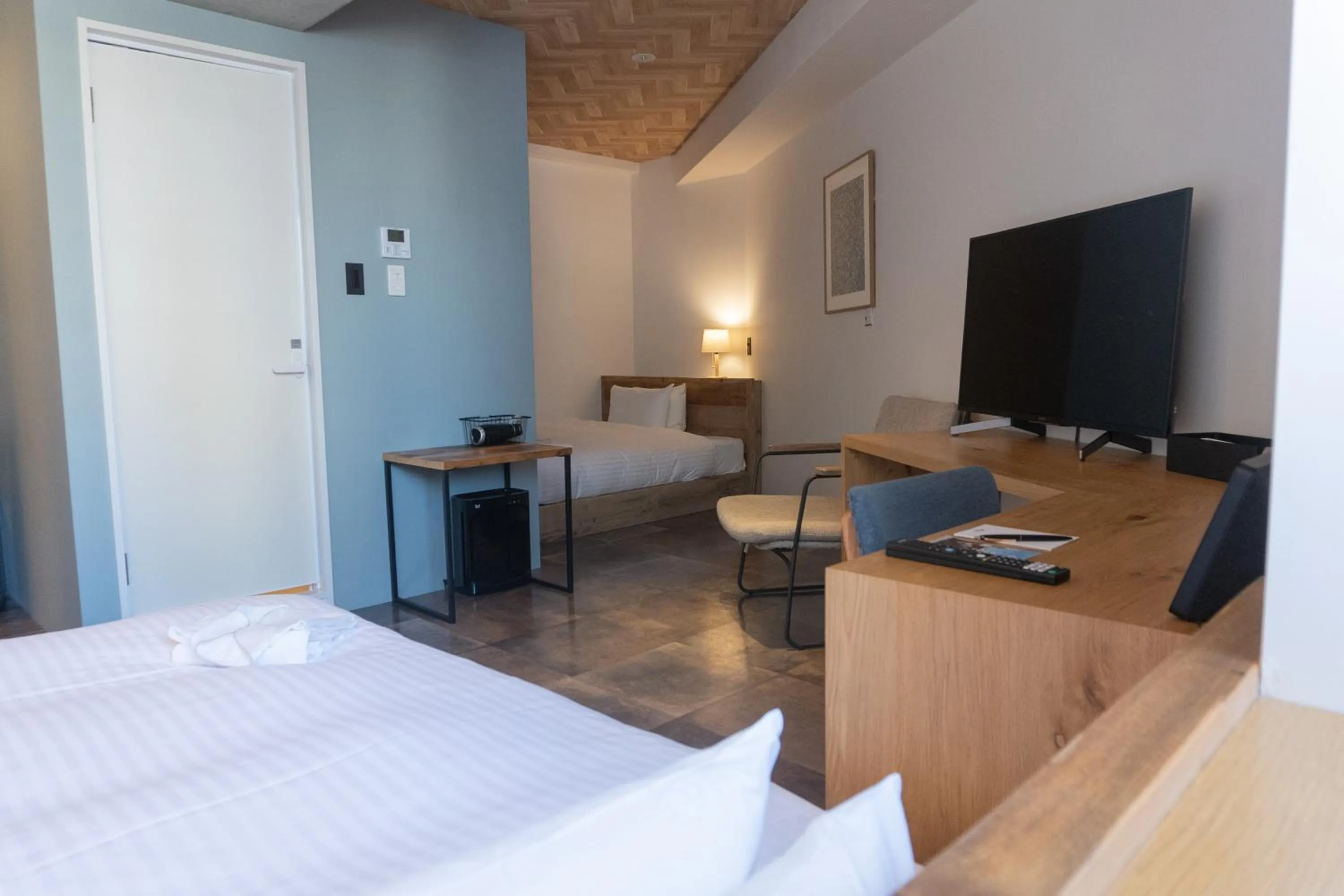 Bed in Hotel Mei Fukuoka Tenjin