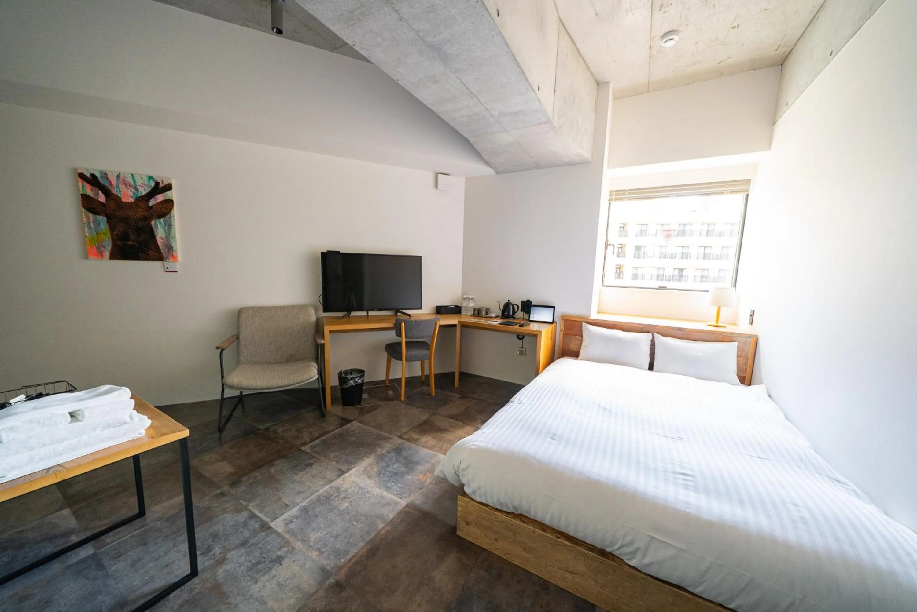 Bed in Hotel Mei Fukuoka Tenjin