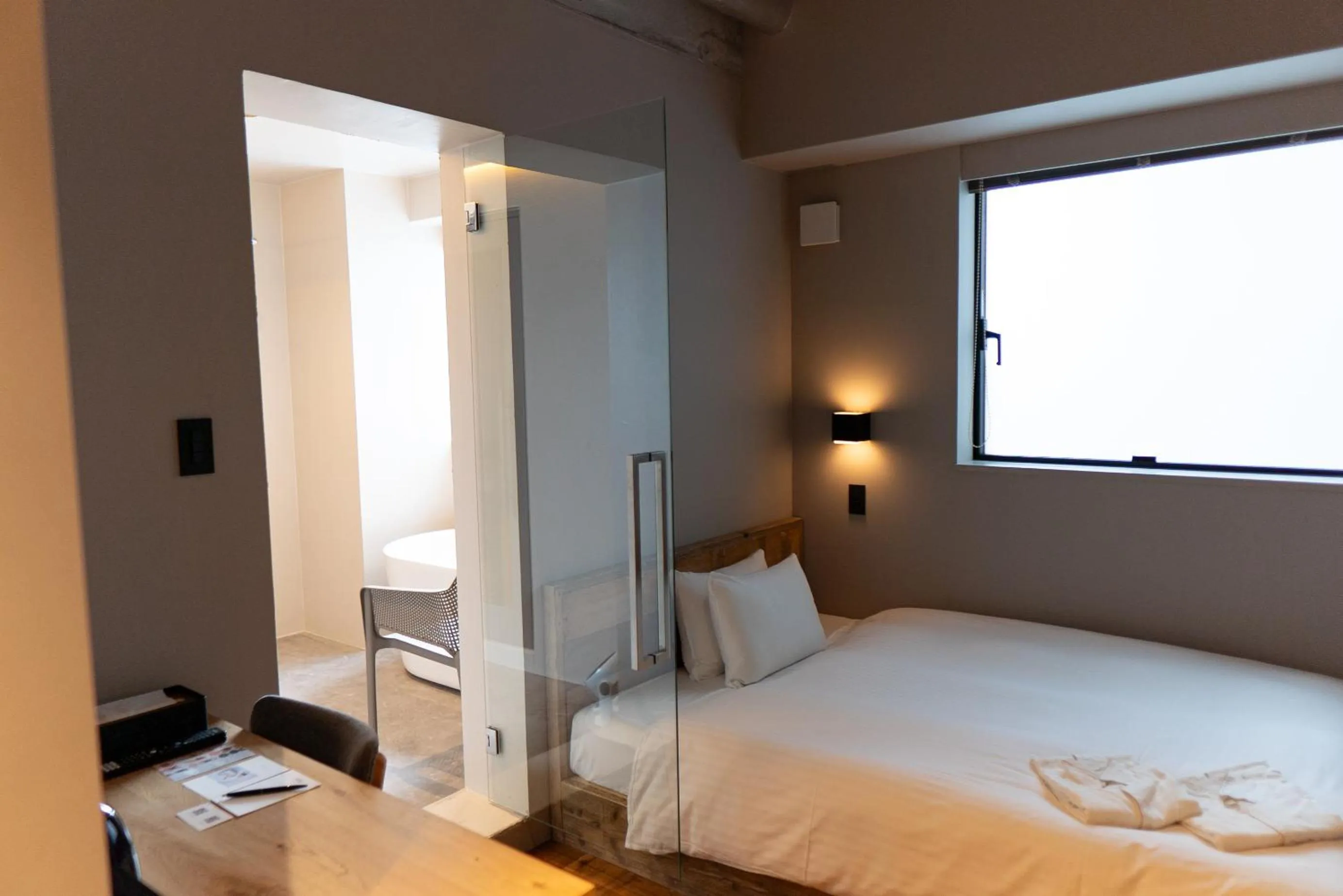 Bed in Hotel Mei Fukuoka Tenjin