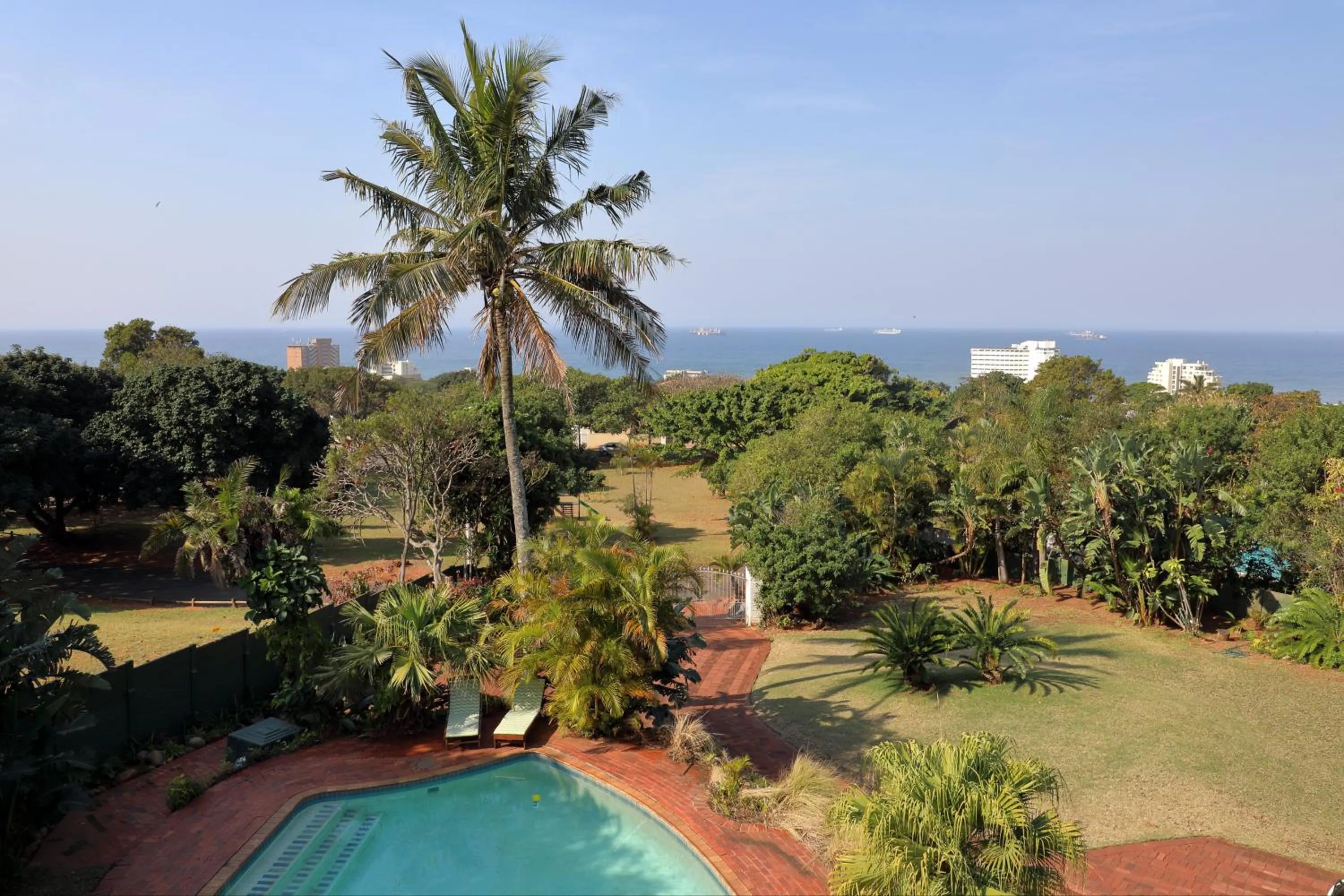 Pool view in Kingston Place Guesthouse