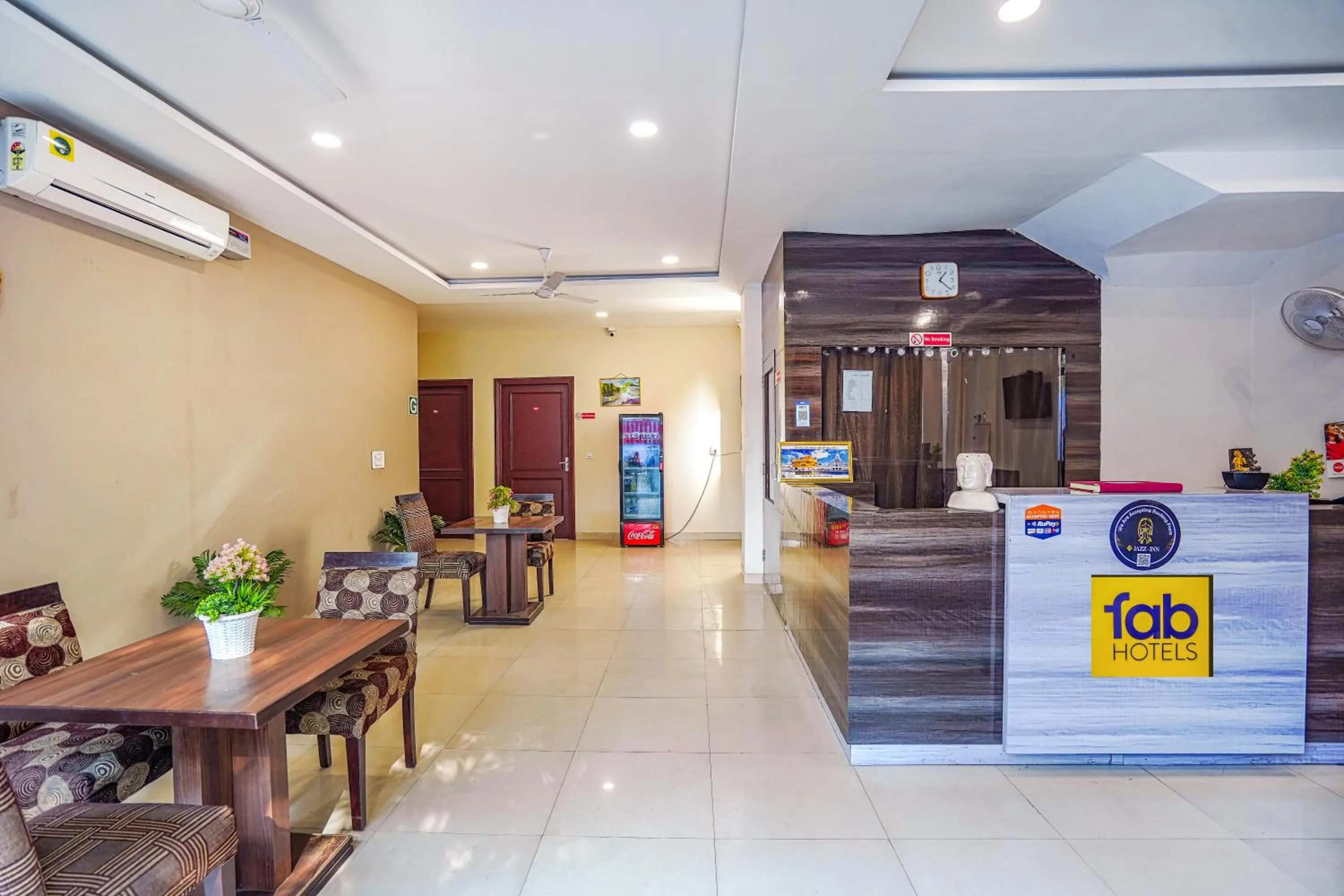 Lobby or reception in FabHotel Grand Inn