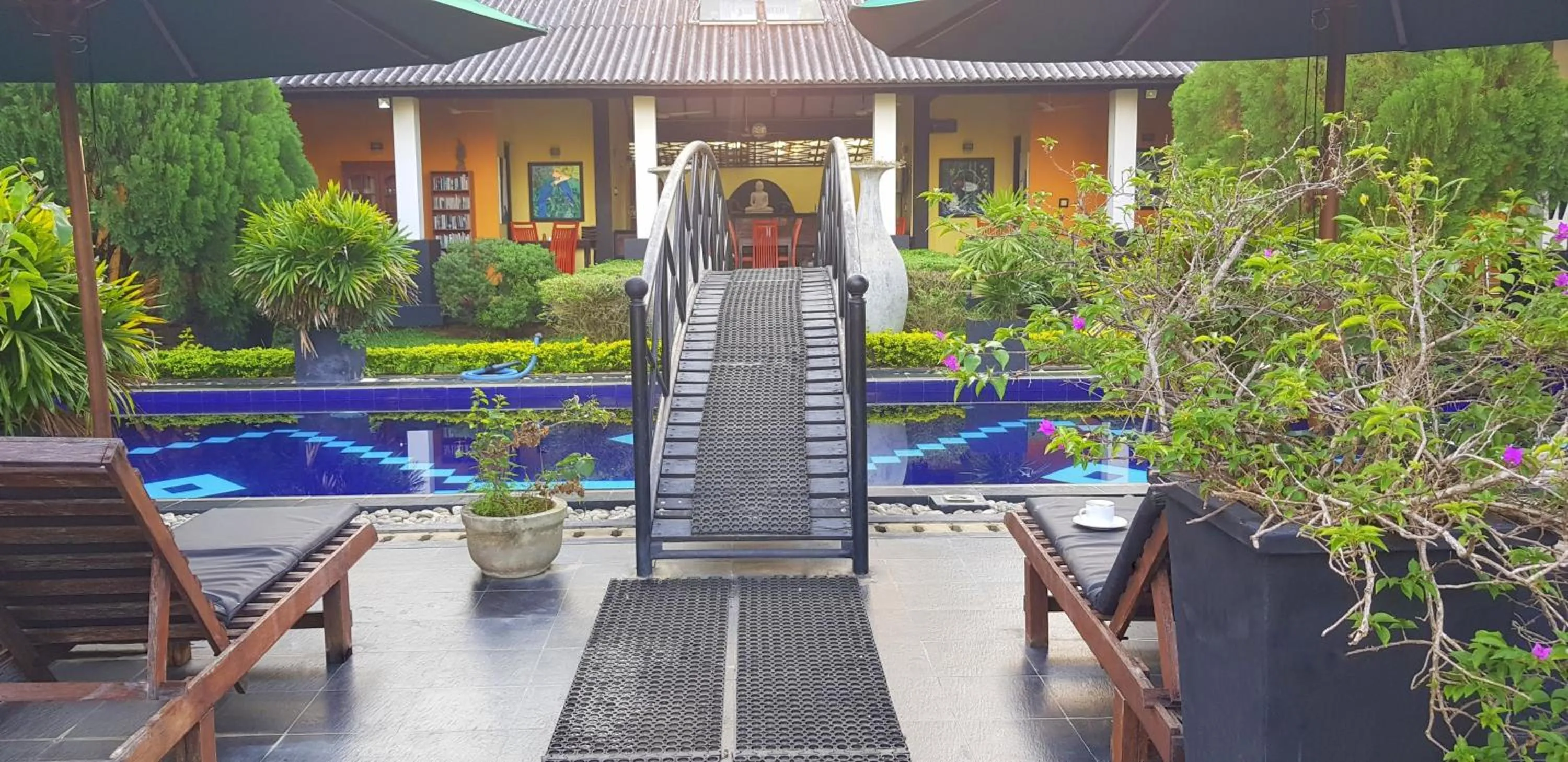 Pool view in Flower Garden Lake Resort