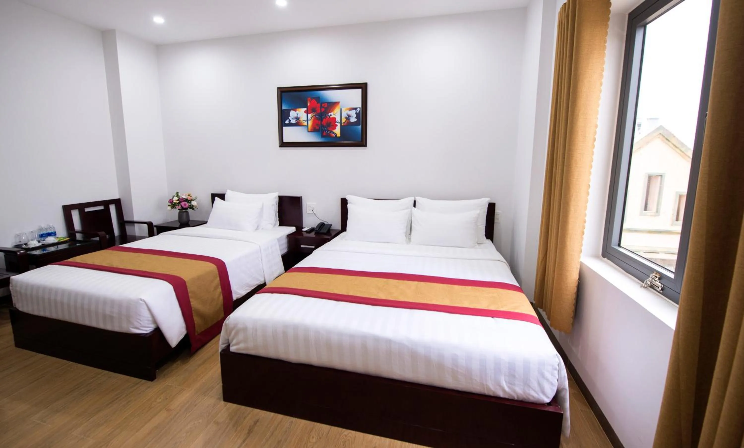 Bed in Dac Tin Luxury Hotel