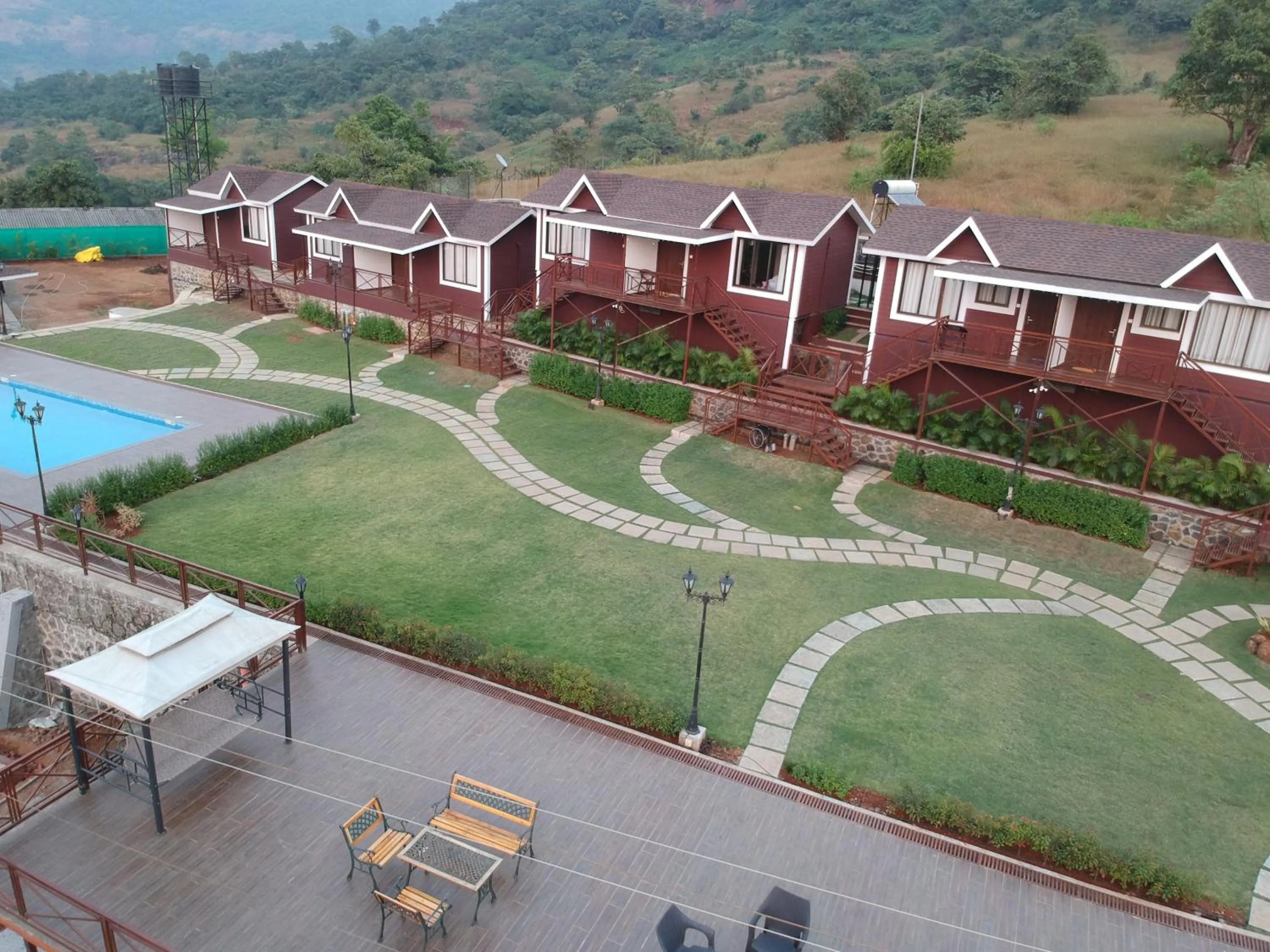 Property building in Green Velvet Resort-Near Pawna Lake