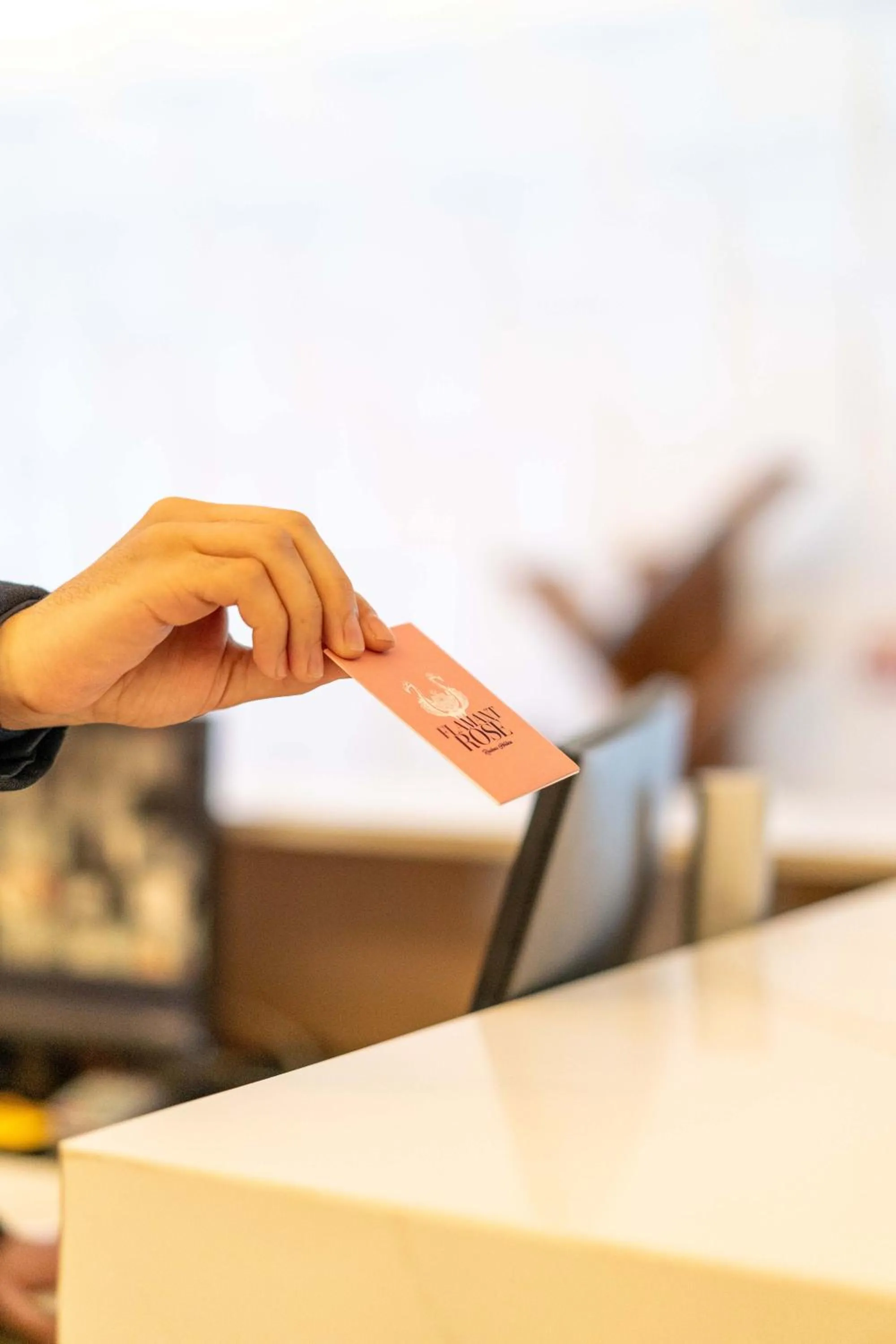Lobby or reception in Flamant Rose Appart Hotel