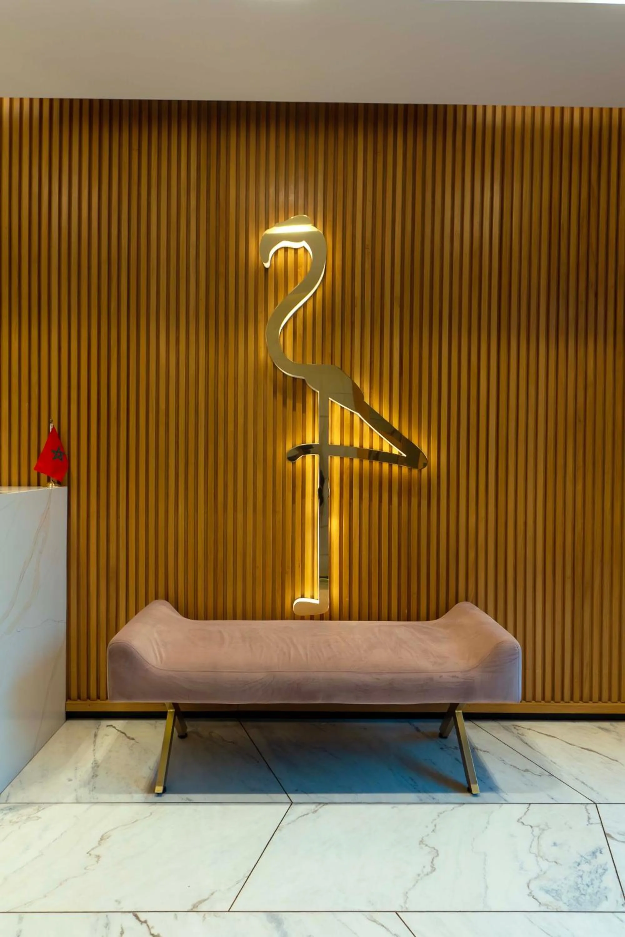 Lobby or reception in Flamant Rose Appart Hotel