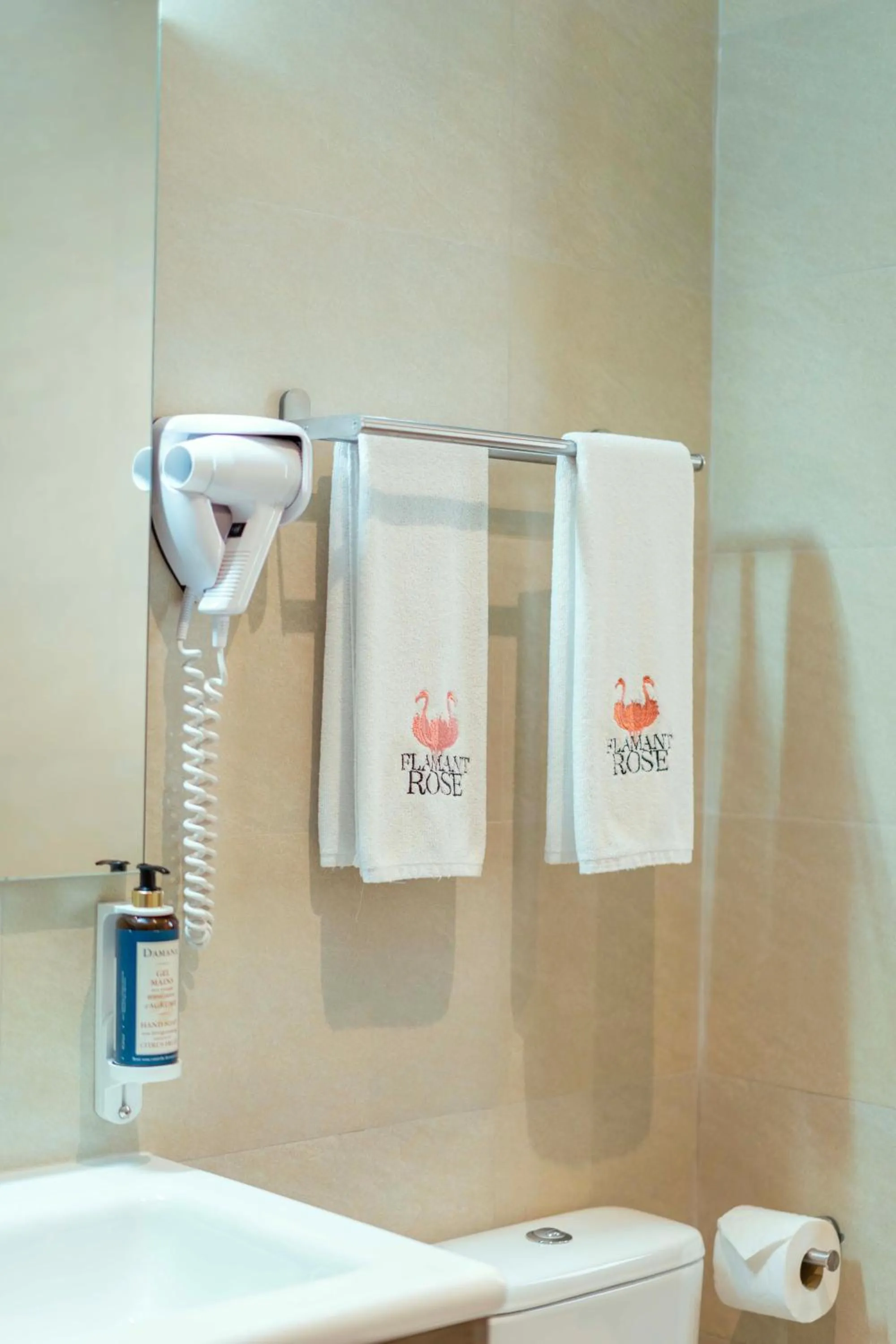 Toilet in Flamant Rose Appart Hotel