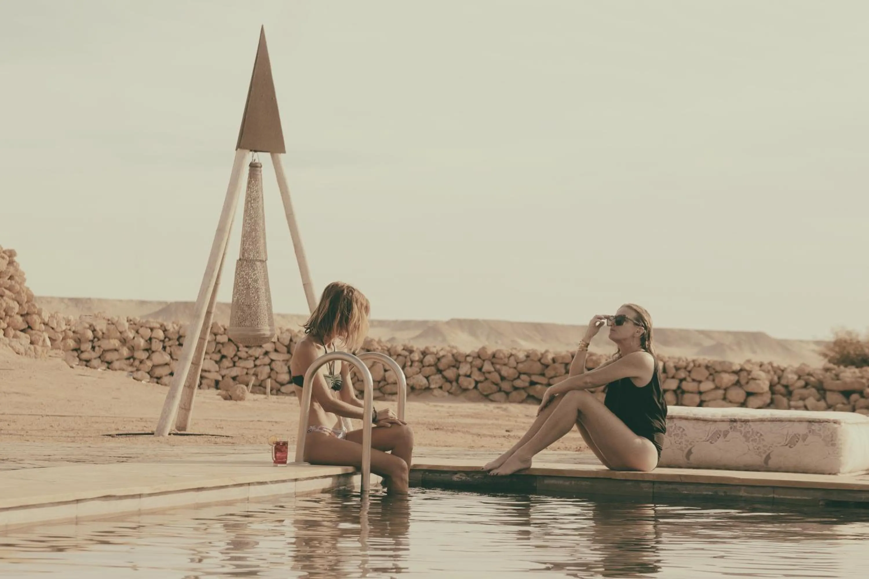 People in Les Dunes de Dakhla
