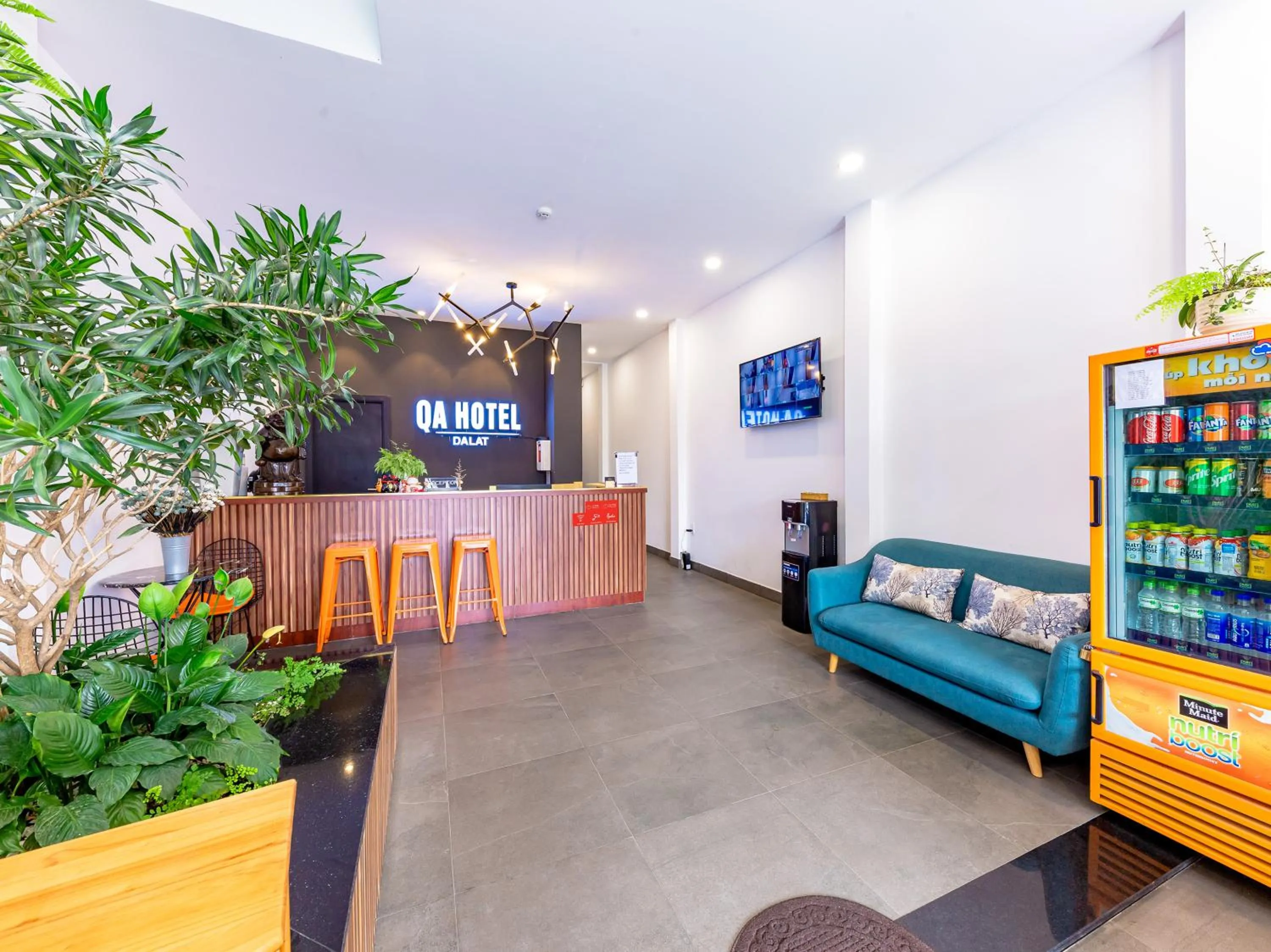 Lobby or reception in QA Hotel Dalat - City Centre
