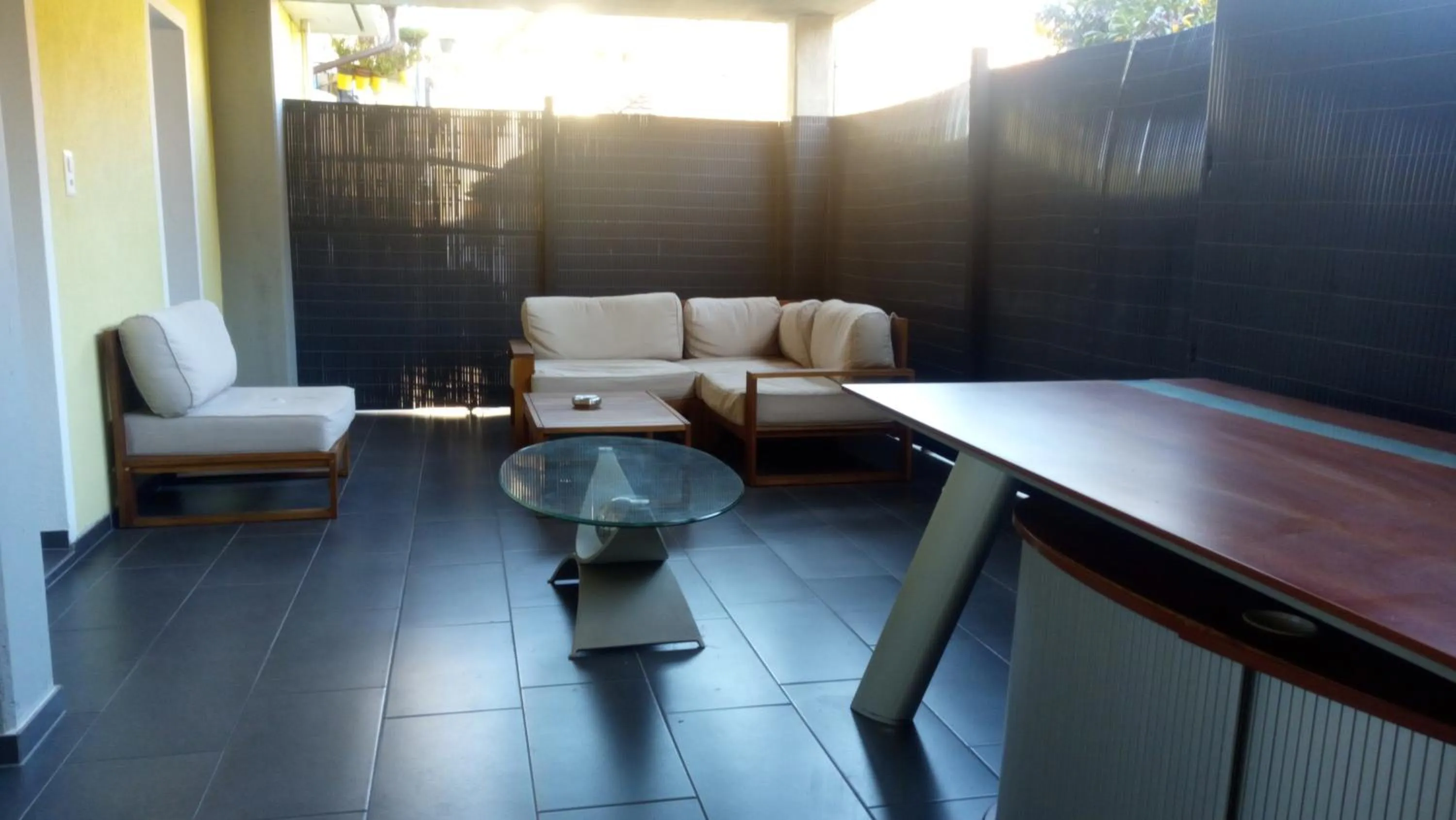 Balcony/Terrace in 3 Doppelbett Business Apartment am Bodensee