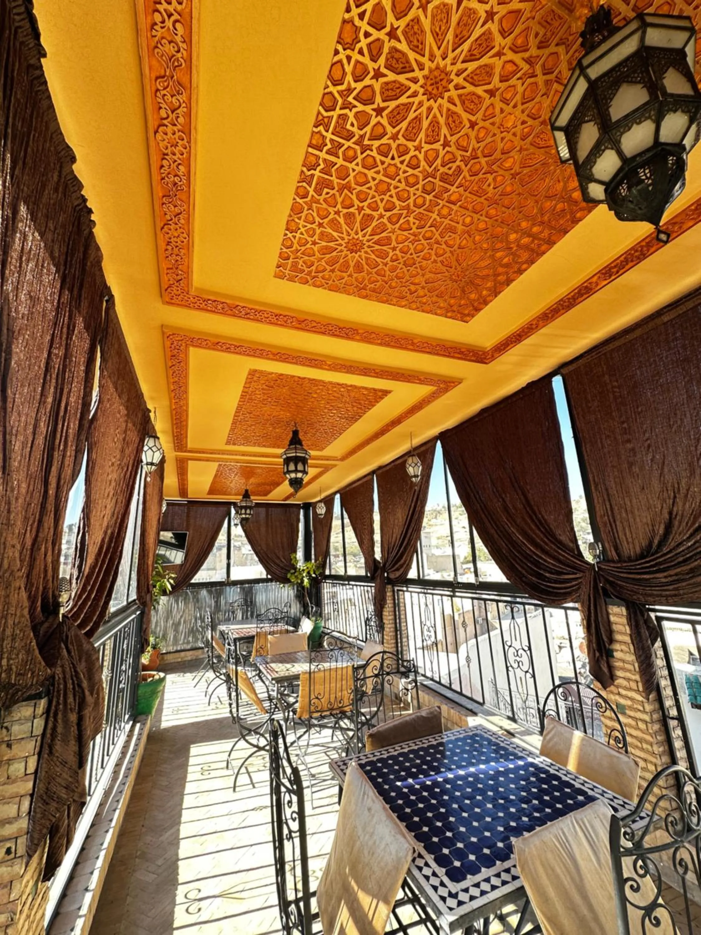 Balcony/Terrace in Riad Le Petit Patrimoine De Fés
