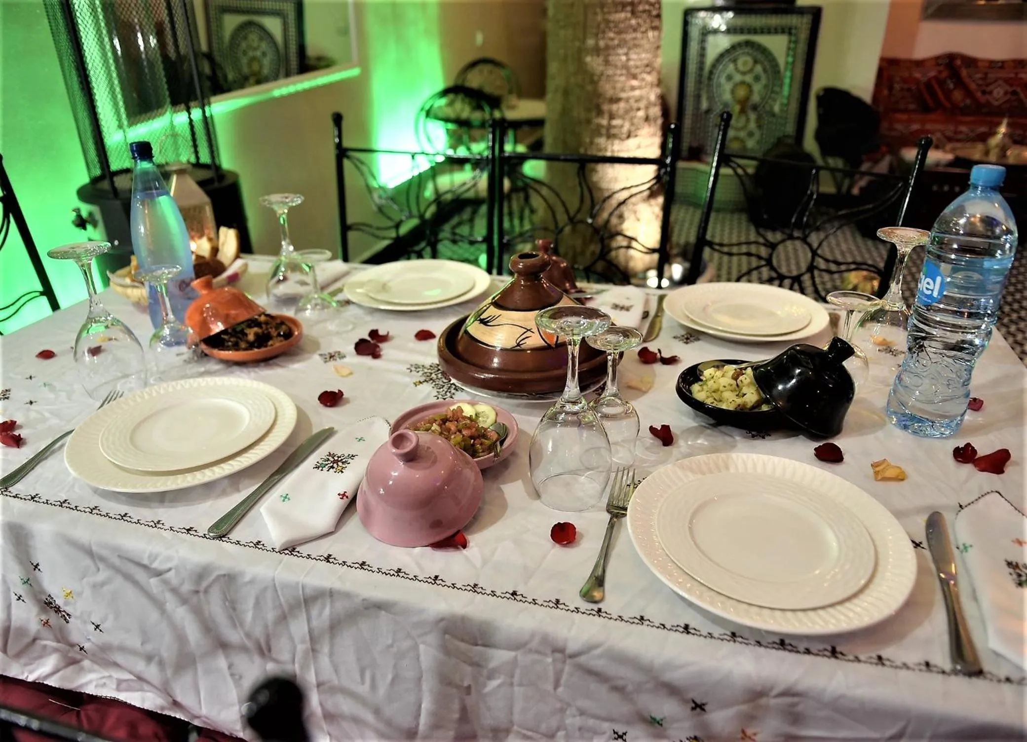 Dining area in Riad Lalla Merieme