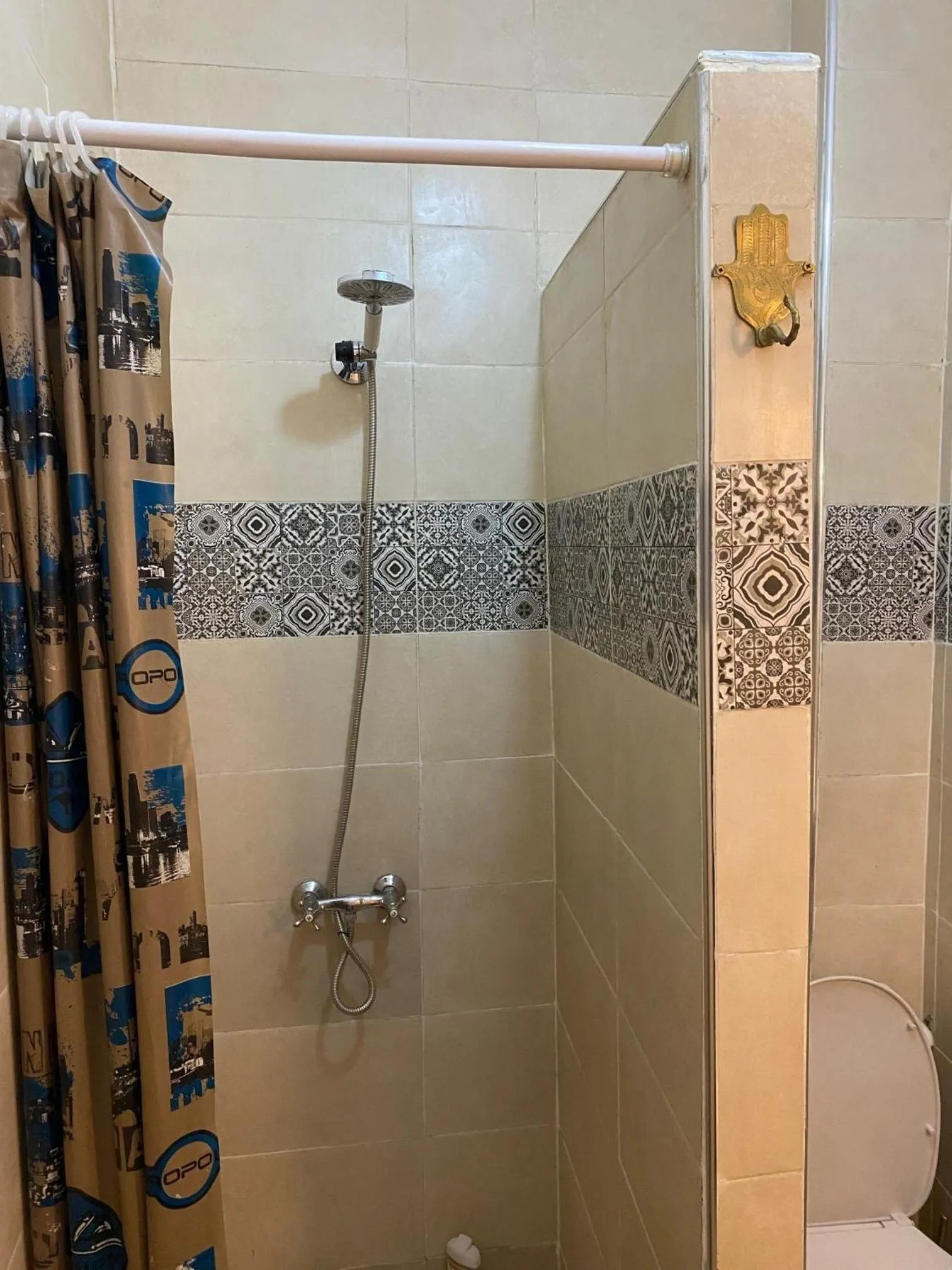 Shower in Riad Lalla Merieme